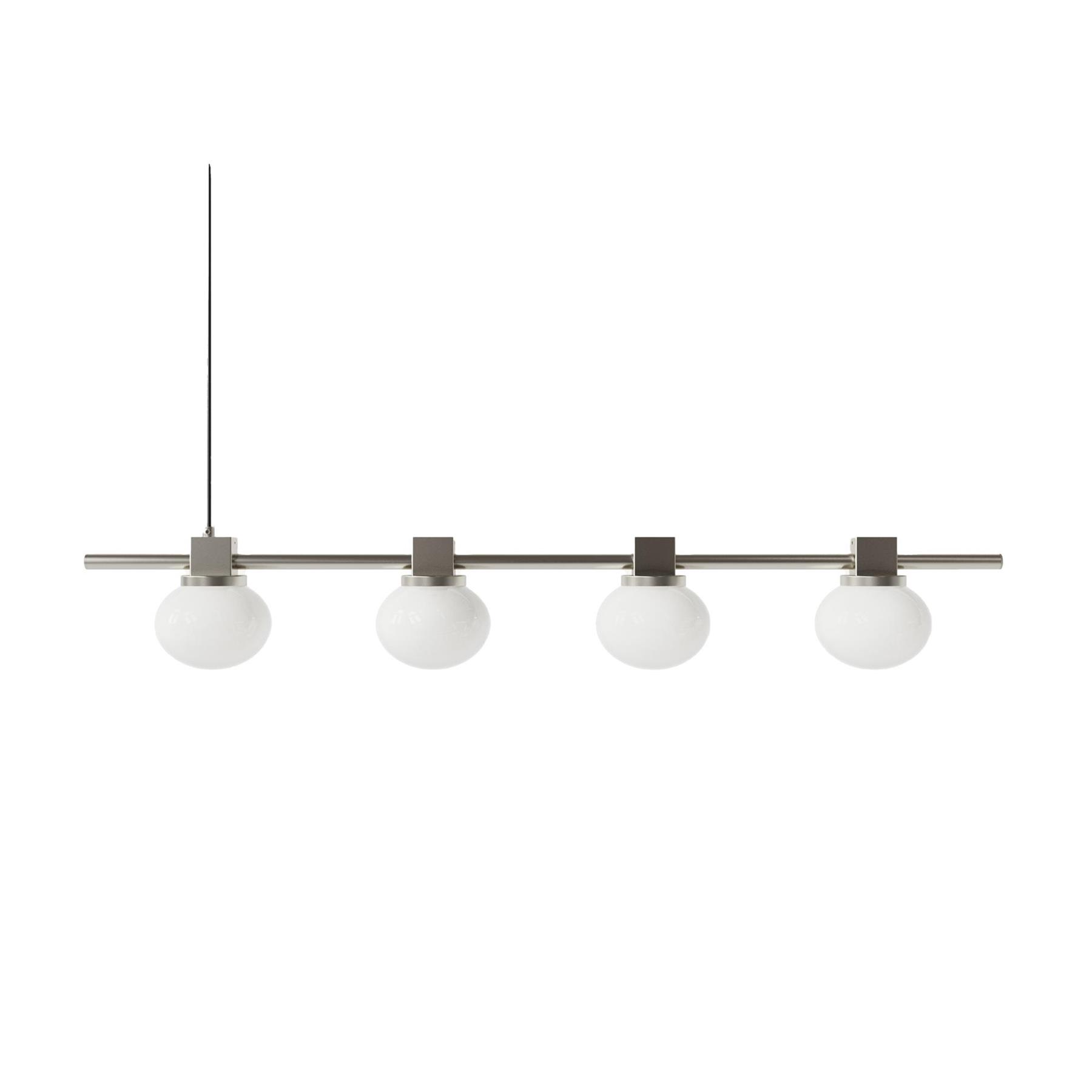 Frama Ovoid Quadruple hanglamp staal