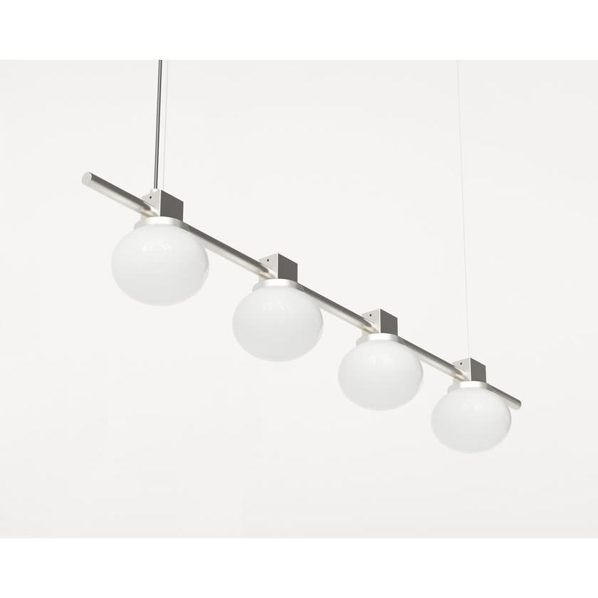 Frama Ovoid Quadruple hanglamp staal