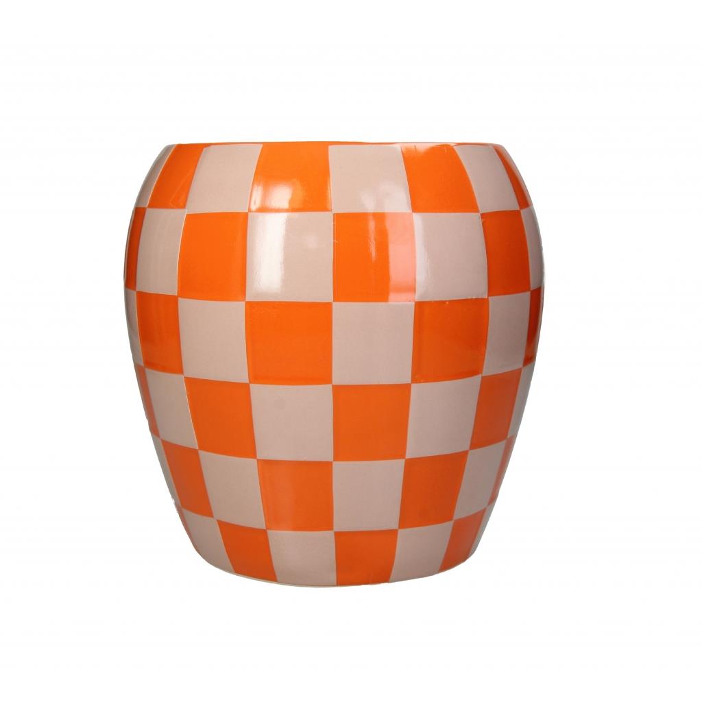 HD Collection Pot Blocks Oranje - - 22x22x22cm (BxHxD) kopen? Shop bij ...