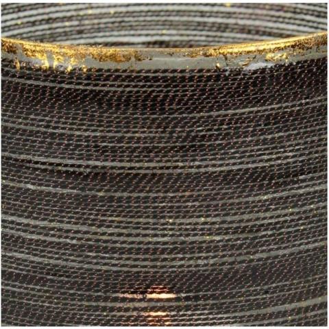 HD Collection Sfeerlicht Sienna - Bruin - Glas - 10x11x10cm (BxHxD)