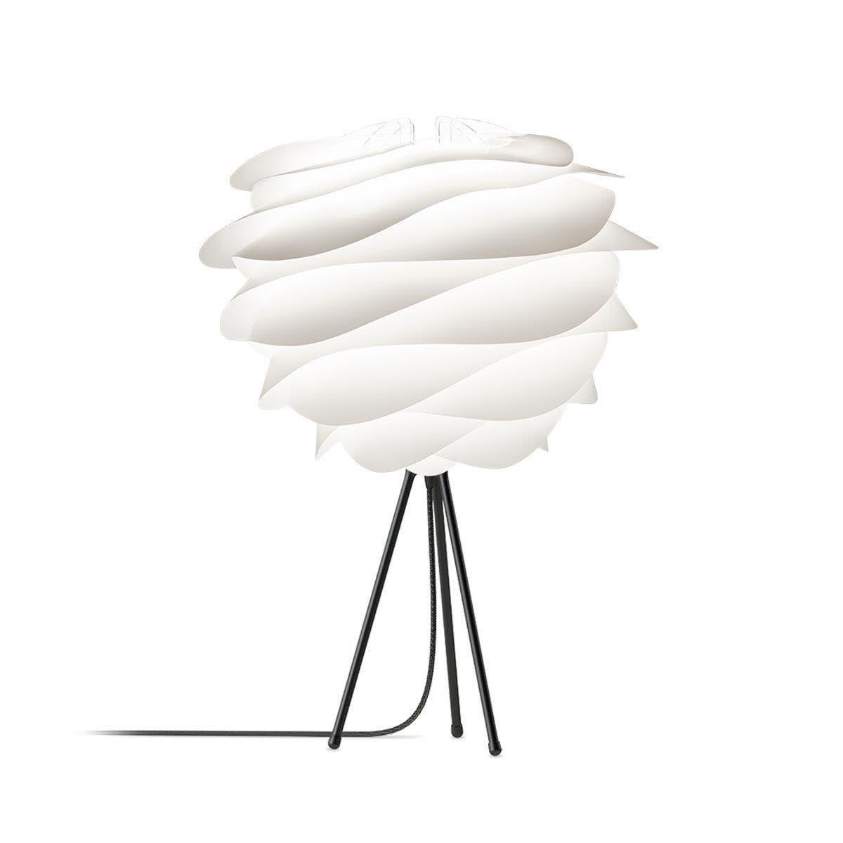 Umage Carmina Medium tafellamp white - met tafel tripod zwart - Ø 48