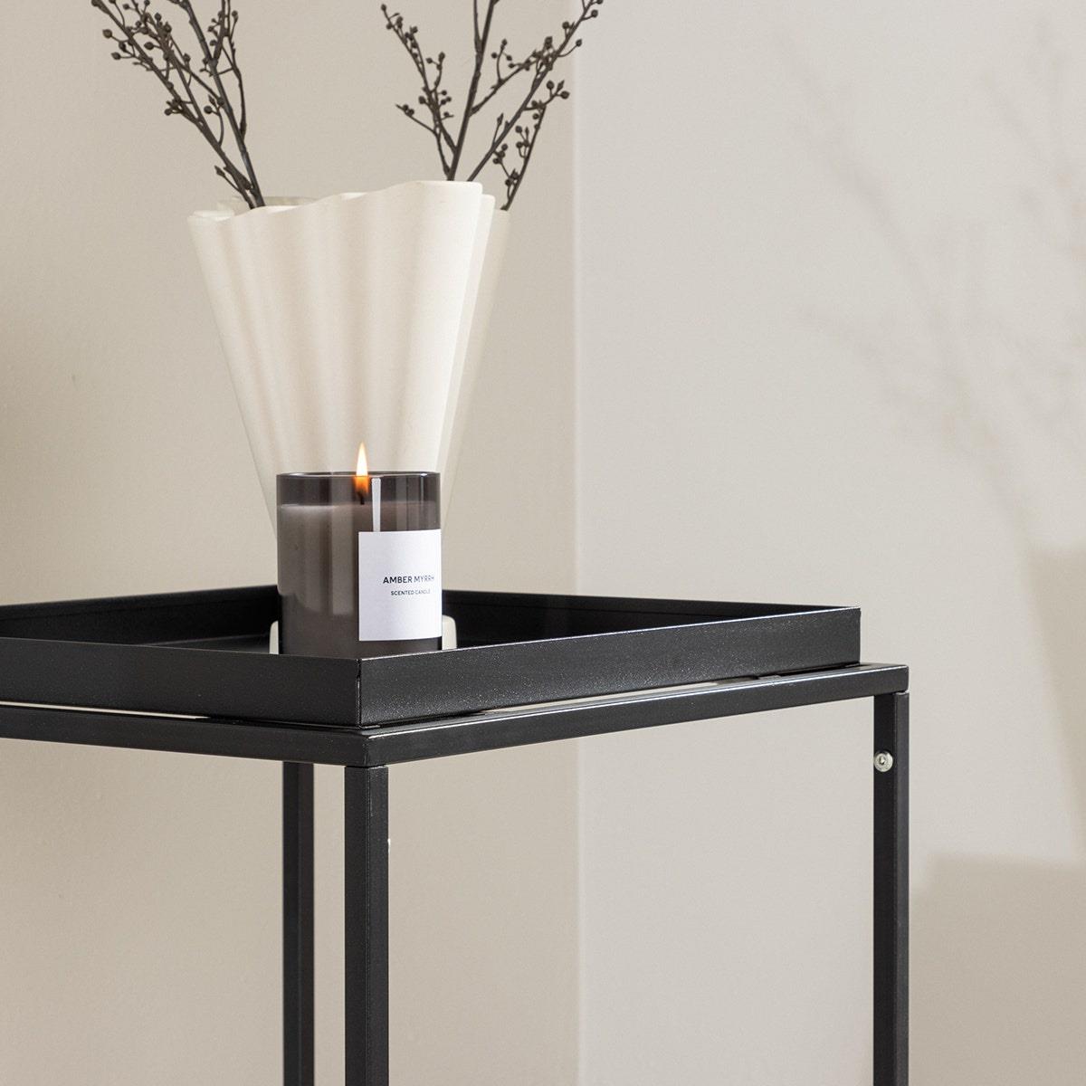 Nest living Ferre Metalen Bijzettafel 45 x 45 cm - Zwart
