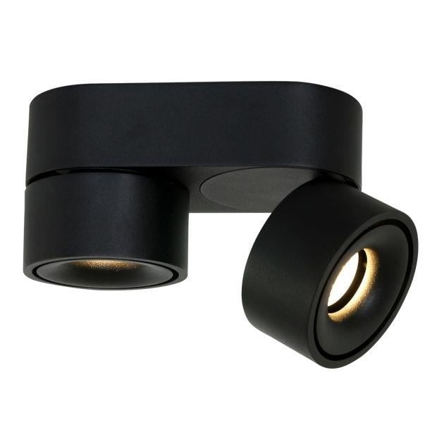 Mexlite Spot Fez Black Led 2x8Watt