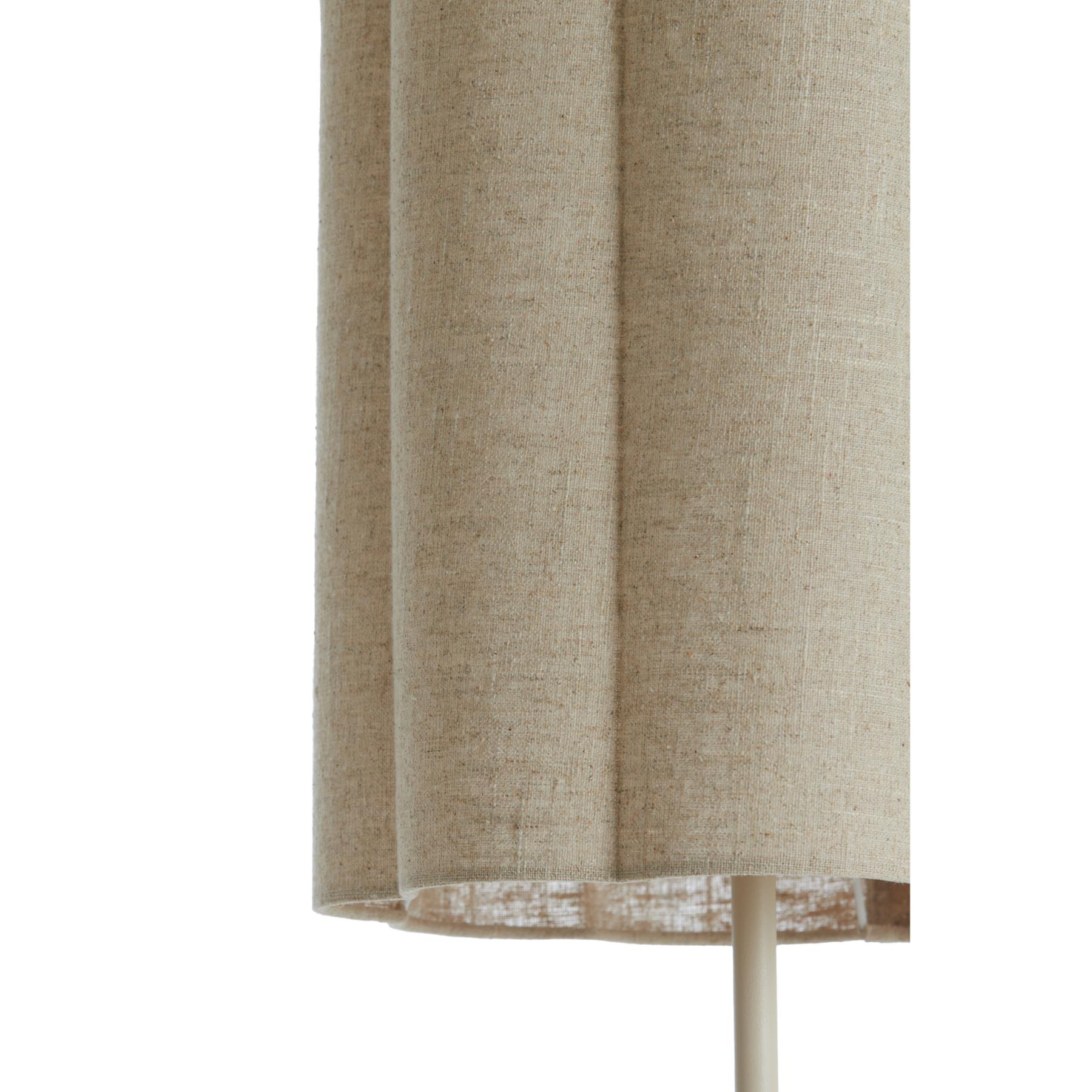 vtwonen Vloerlamp Fringe - Naturel - Ø30cm