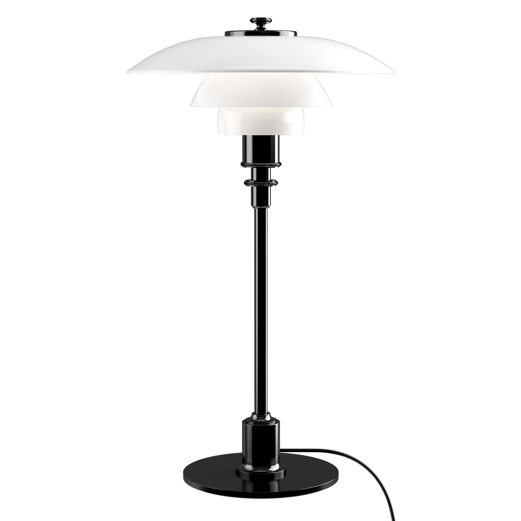 Louis Poulsen PH 3|2 tafellamp zwart gemetaliseerd