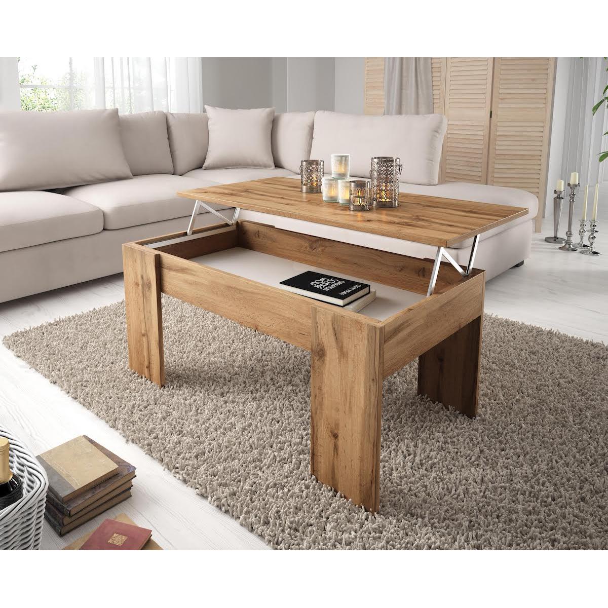 Meubella Salontafel Malia - Eiken 2 - 100 cm