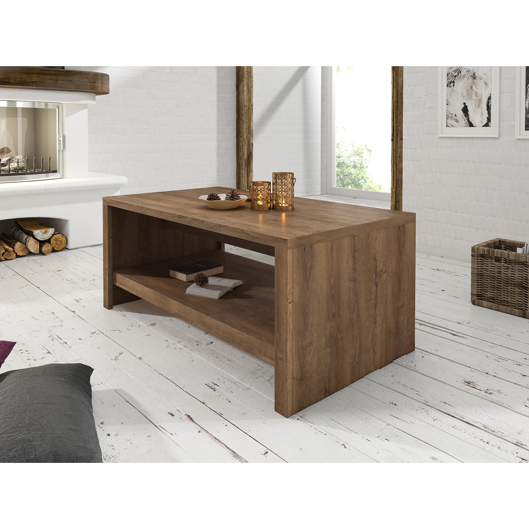Meubella Salontafel Monaco - Eiken - 120 cm