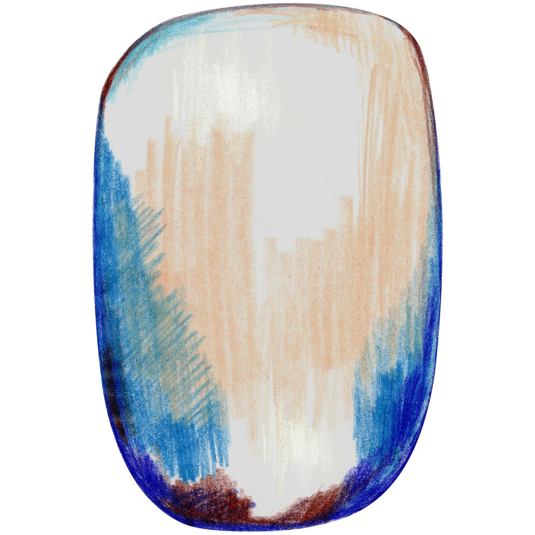 Moooi Carpets Scribble vloerkleed 200x300 polyamide Blue Grey Beige