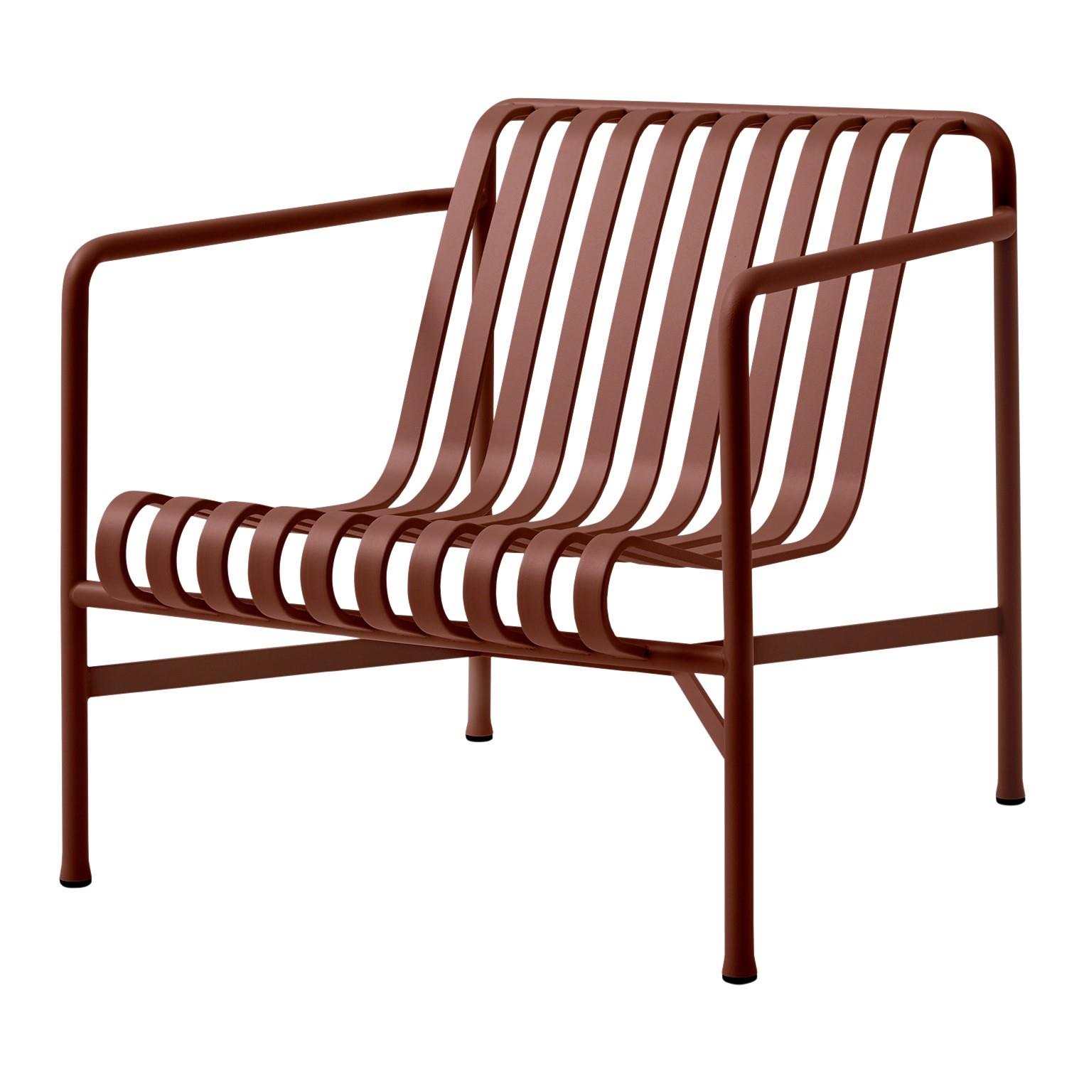 HAY Palissade Lounger Chair Low Iron Red kopen? shop bij vtwonen by fonQ!