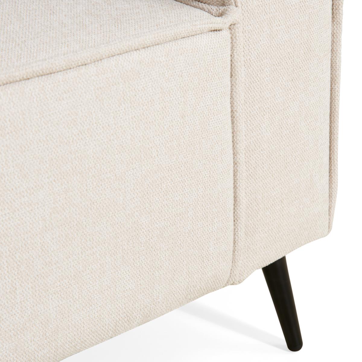 by fonQ  Bo Hoekbank met Chaise Longue Rechts - Linnen - Beige