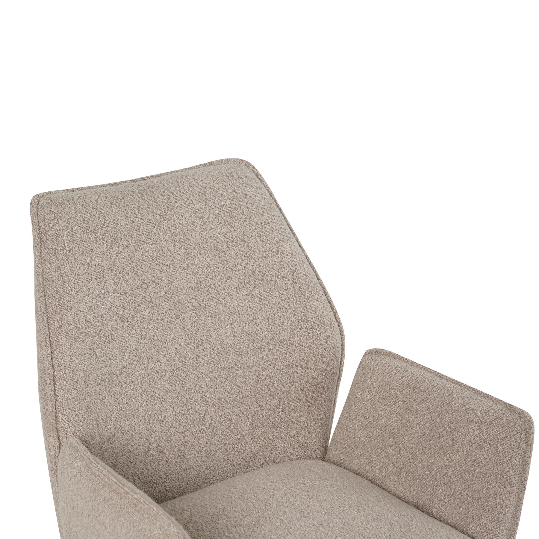 by fonQ Reign Eetkamerstoel - Bouclé - Taupe