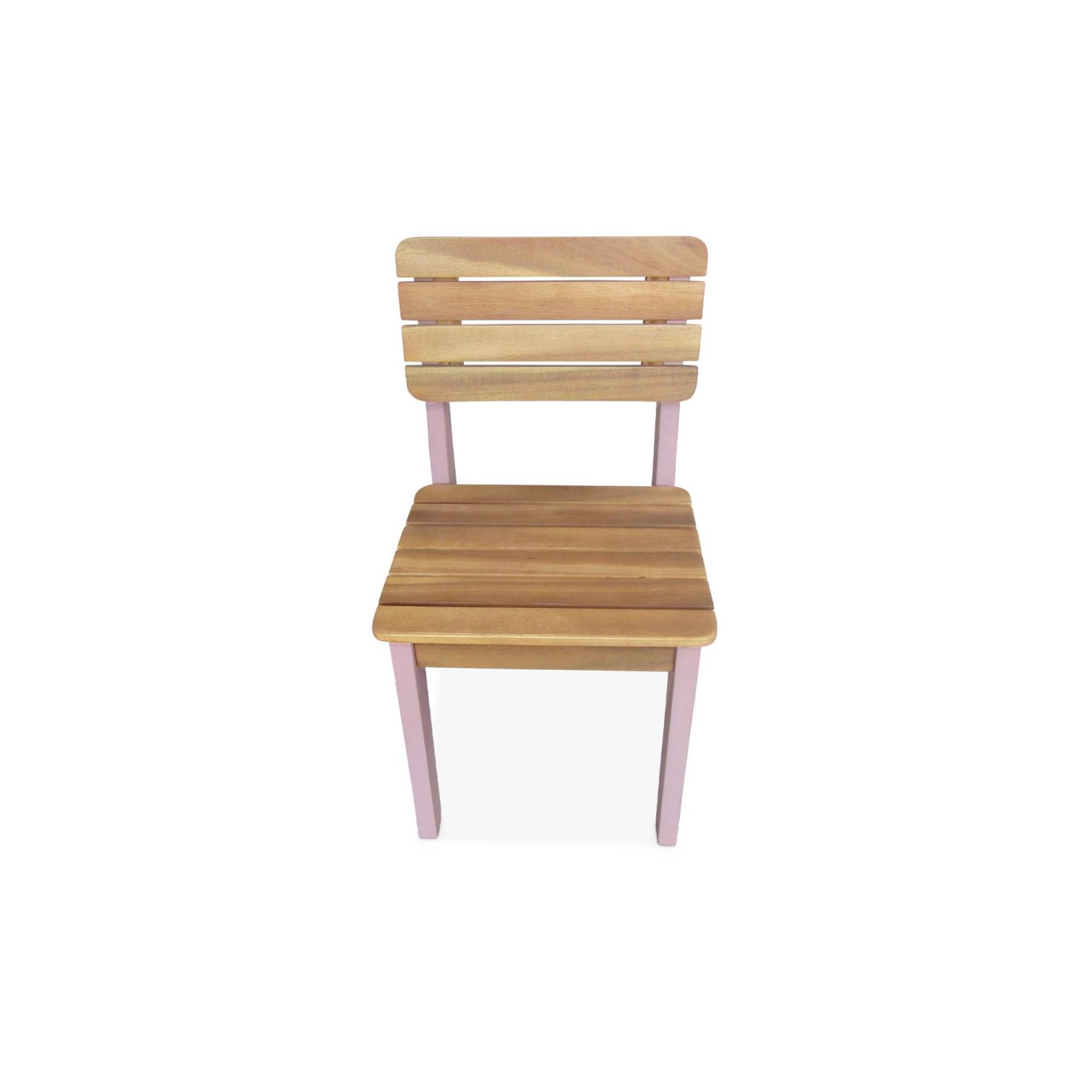 sweeek - Houten kinderstoel, binnen|buiten (set van 2)