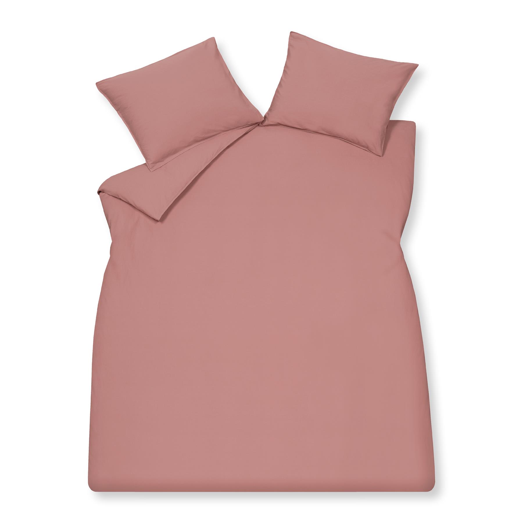 Vandyck Washed Cotton Dekbedovertrek 140 x 200/220 cm - Ash Rose