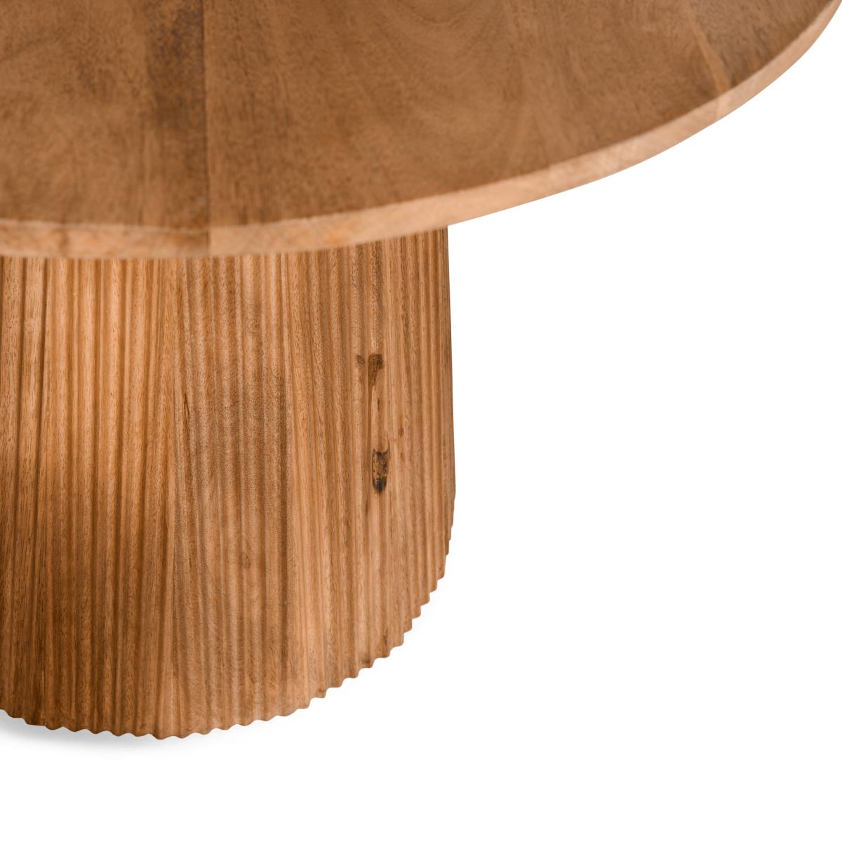 by fonQ Grand Eettafel Lichtbruin Mangohout - 180 x 100 cm