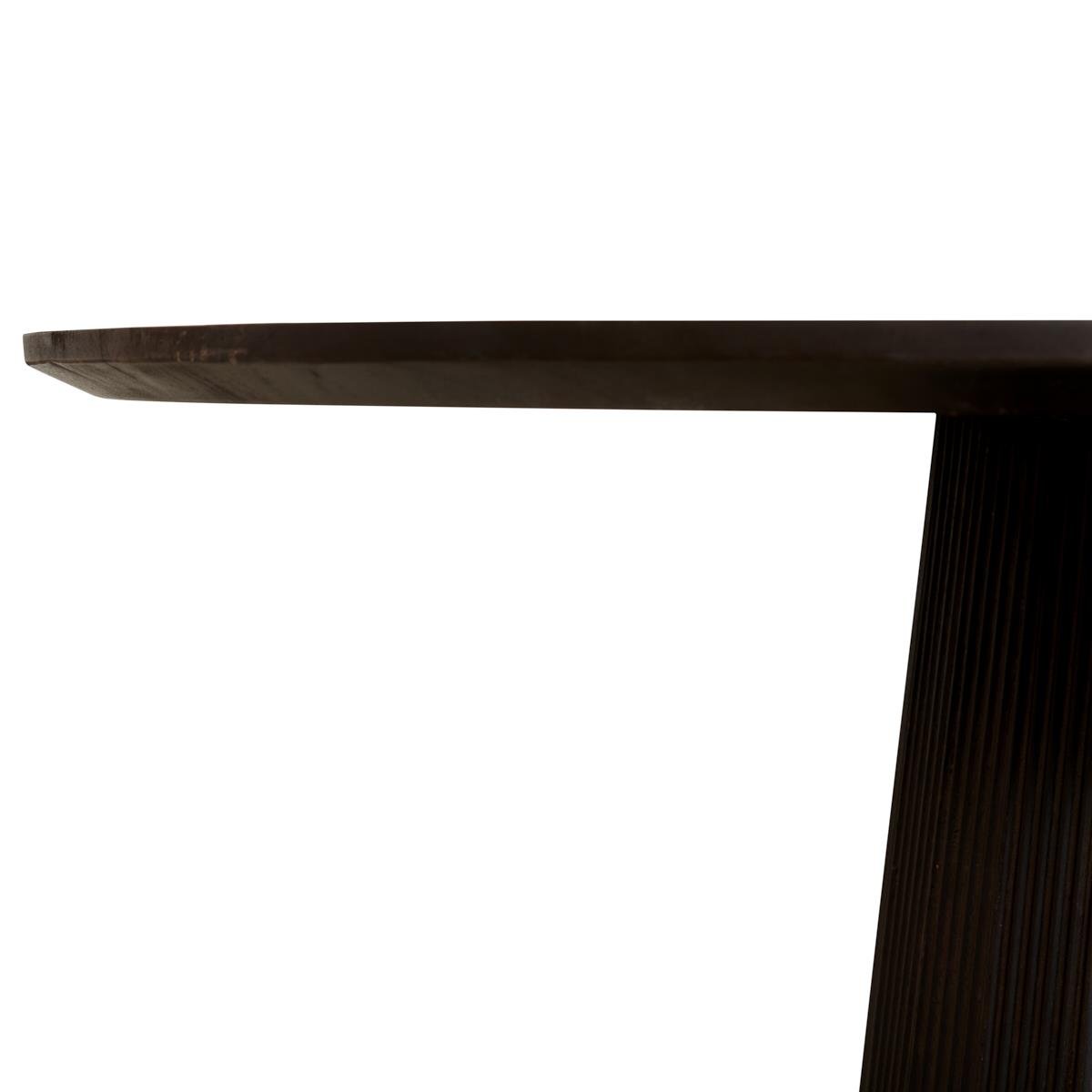 by fonQ Grand Eettafel Donkerbruin Mangohout - 180 x 100 cm