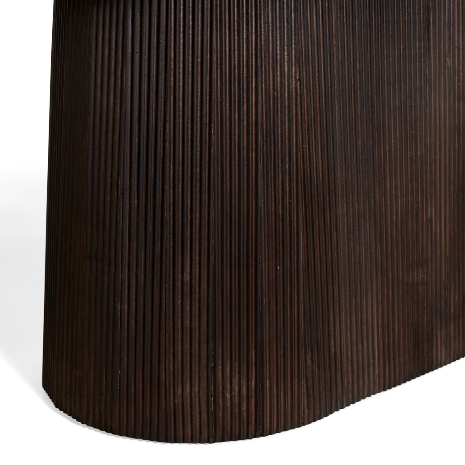 by fonQ Grand Eettafel Donkerbruin Mangohout - 180 x 100 cm