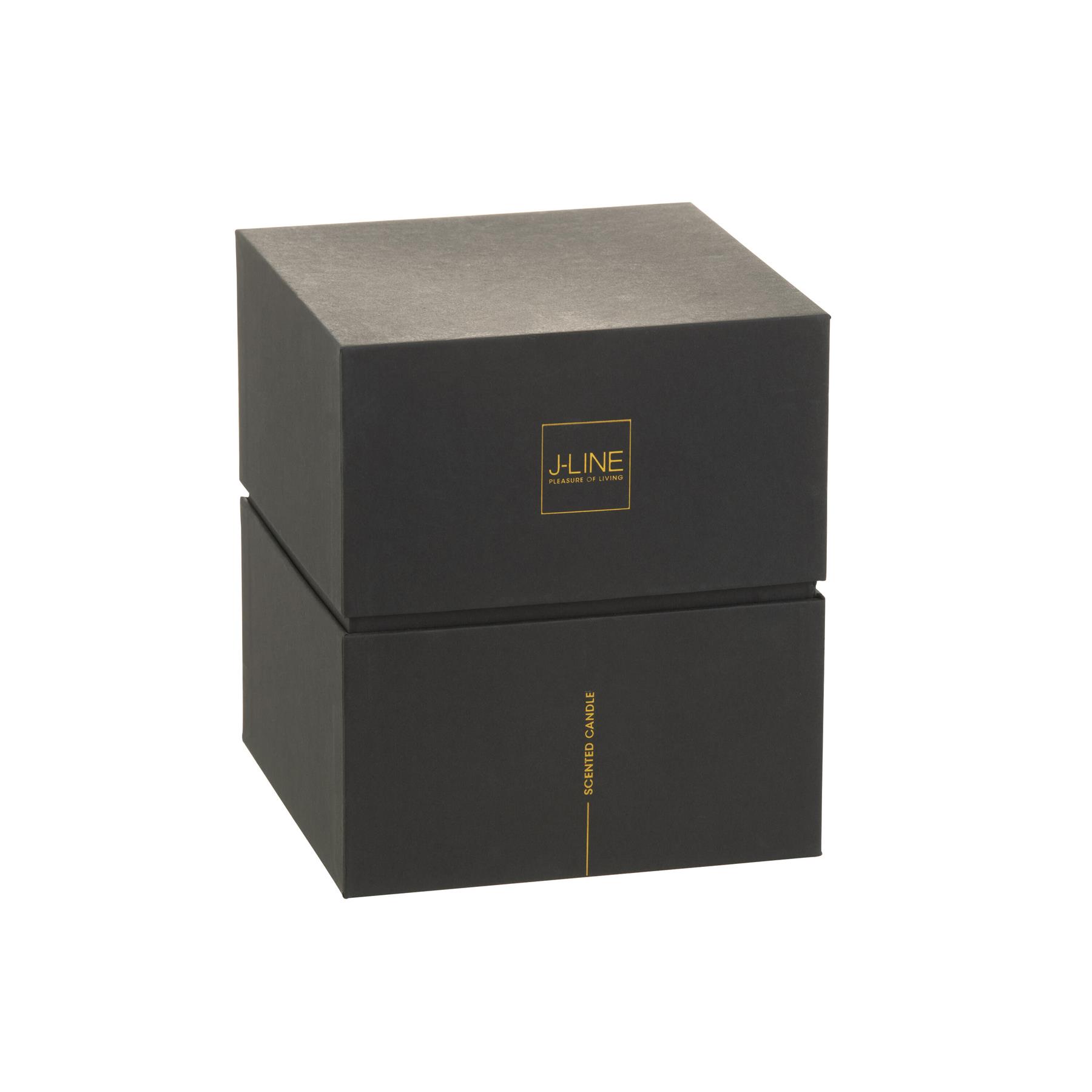J-Line geurkaars Excellent - glas - groen - L - 40U