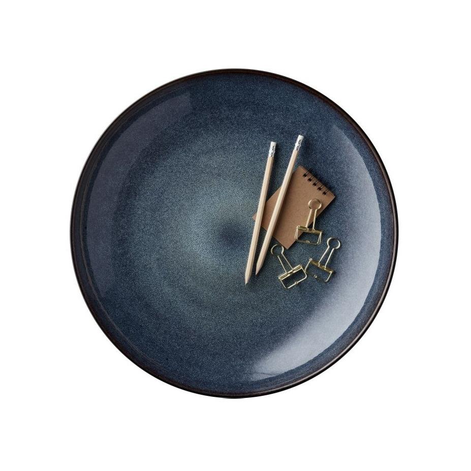 Bitz Gastro Serveerschaal Ø 40 cm - Zwart/Donkerblauw