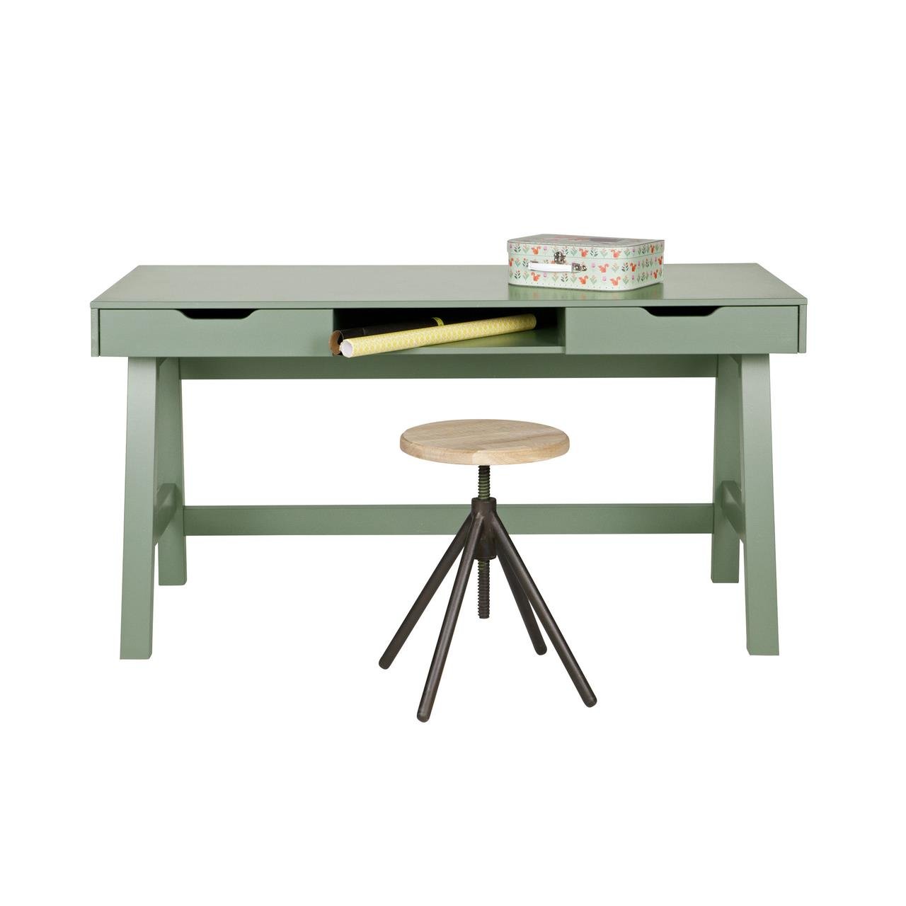 Woood Bureau Nikki Grenen Jadegroen