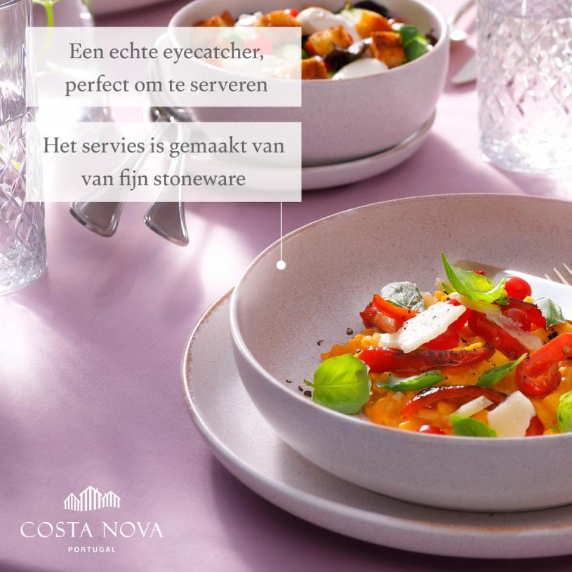 Costa Nova Vermont Serviesset 24-delig Wit