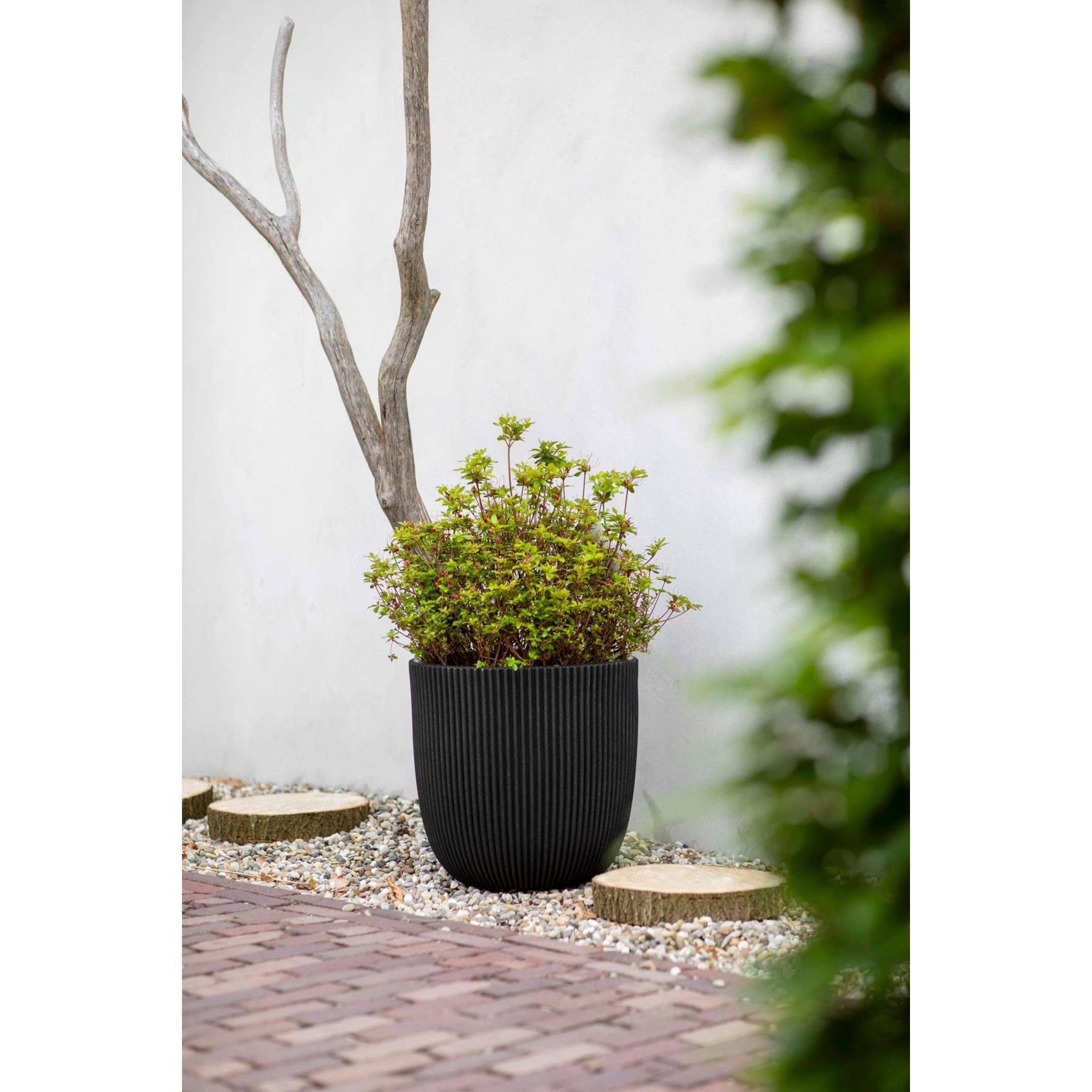 Capi Europe Bloempot bol Groove NL - 43x41 - Goud