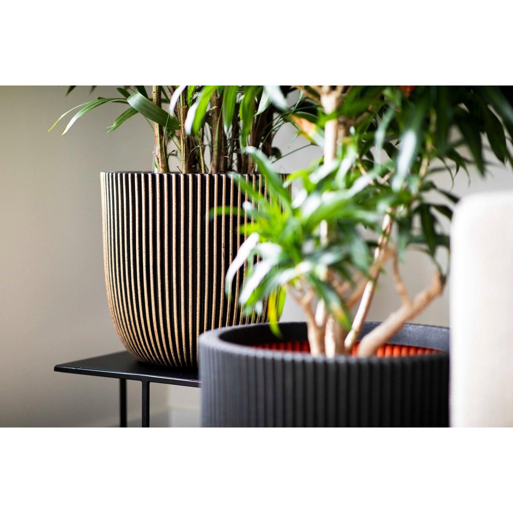Capi Europe Bloempot bol Groove NL - 43x41 - Goud