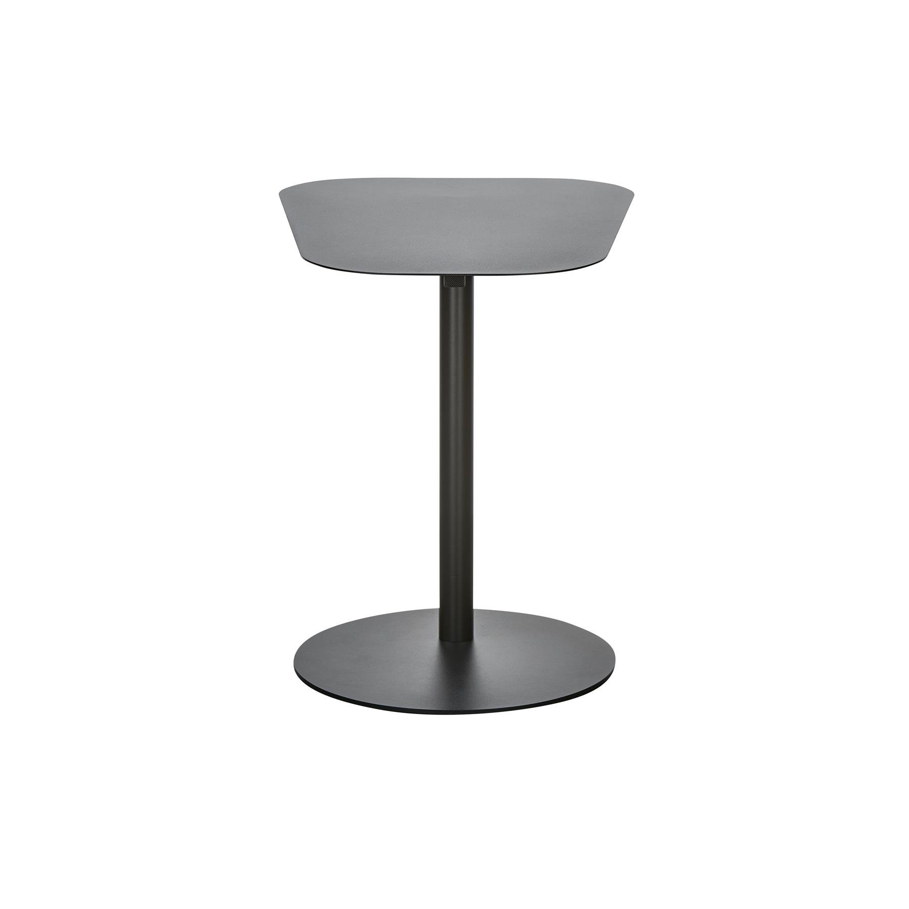 WOOOD Bijzettafel Lia - Metaal - Zwart - 50x50x38