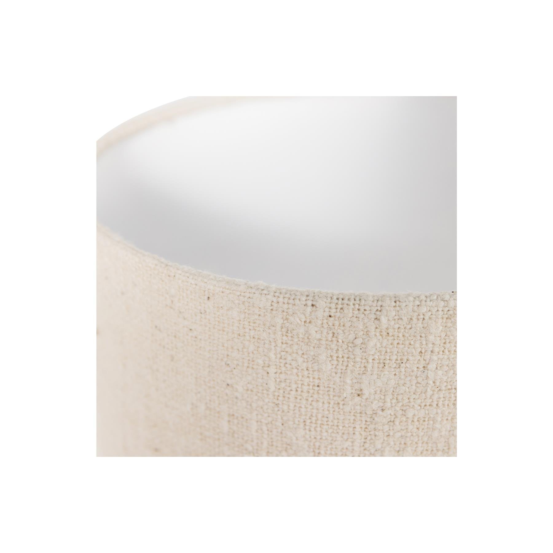 BePureHome Loft Vloerlamp - Metaal|Bouclé - Naturel - 130x30x30