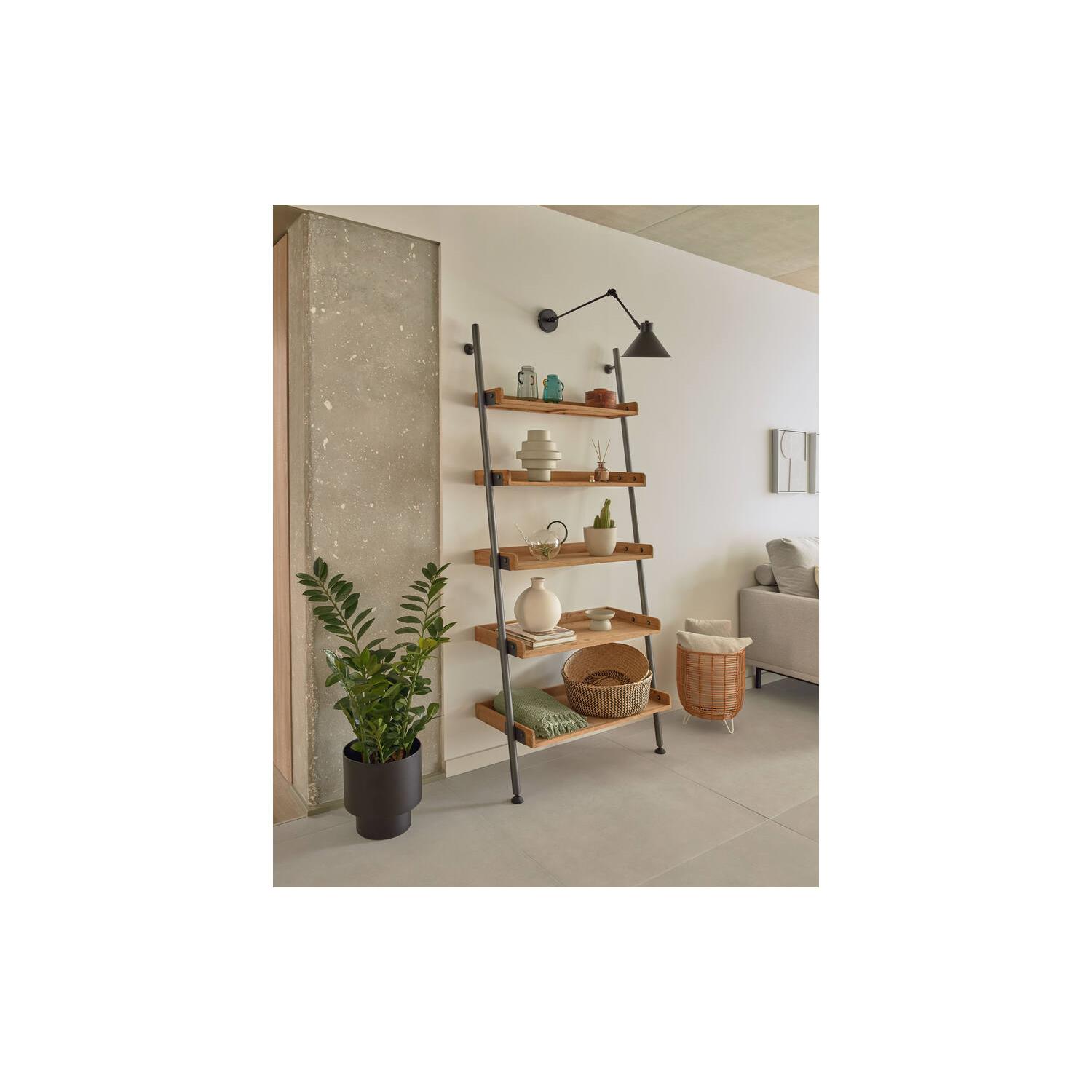 Kave Home - Zwarte metalen bloempot Mash 28 cm