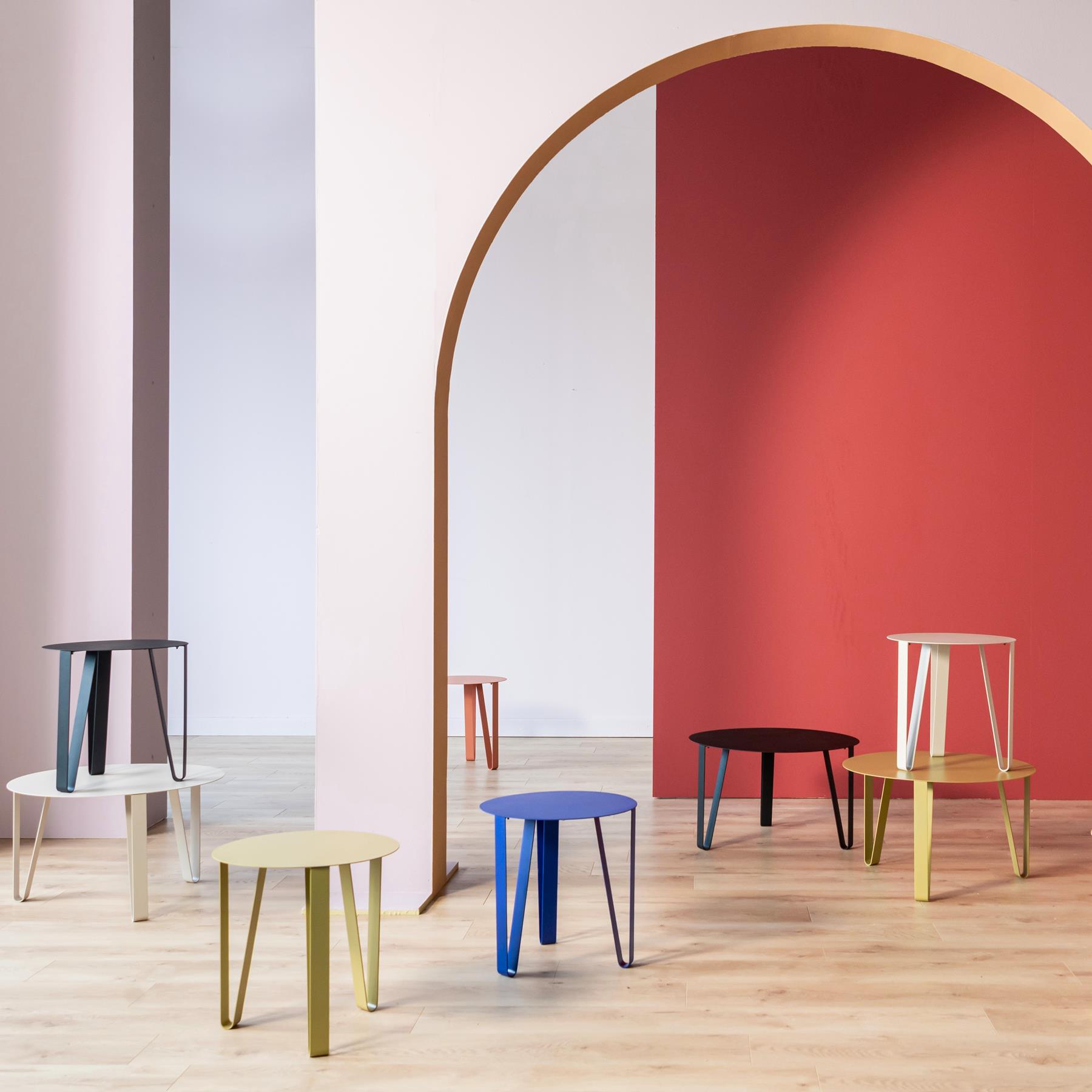 by fonQ Clip Bijzettafel Ø 40 cm - Zwart