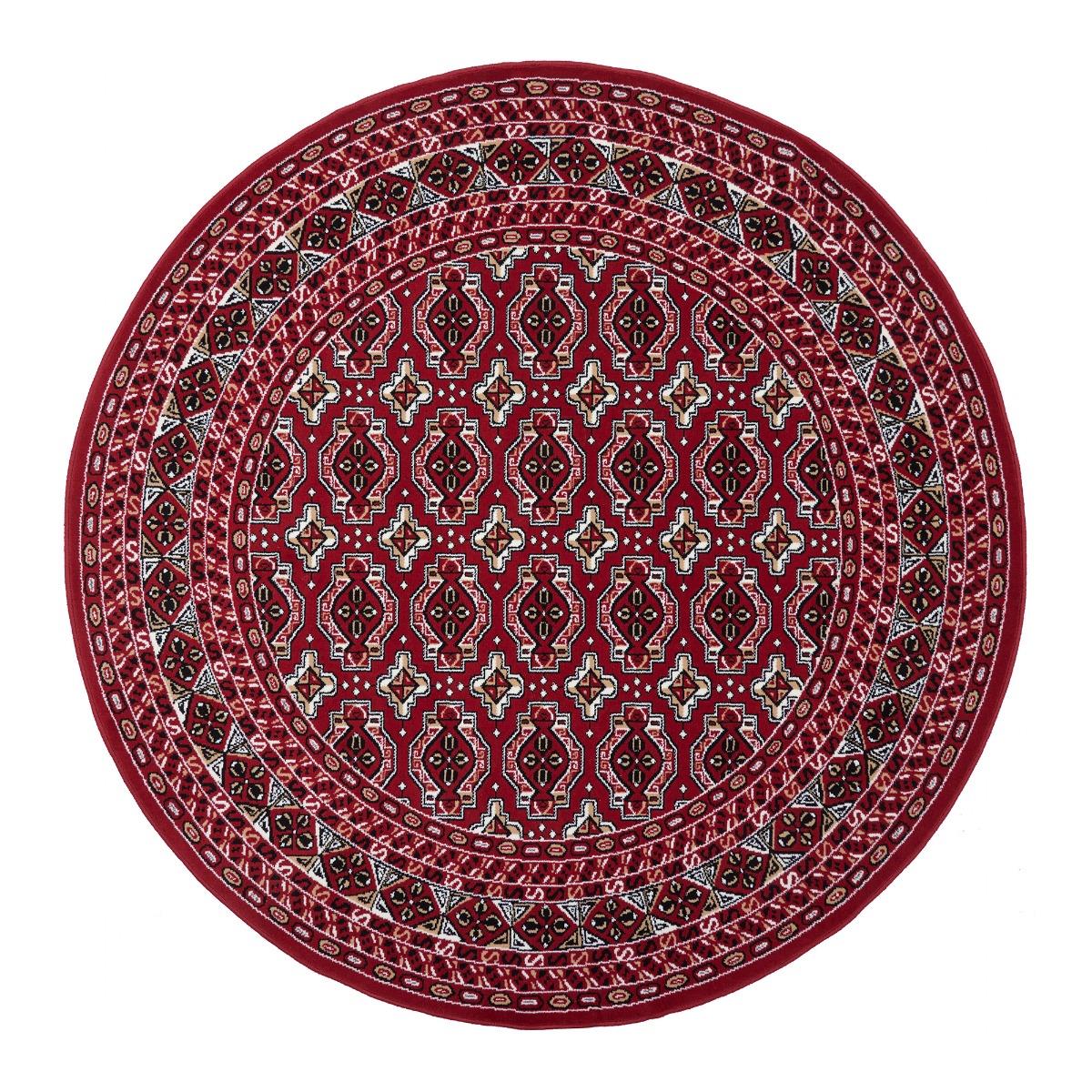 Interieur05 Vintage Vloerkleed Rood Rond Marad 235cm