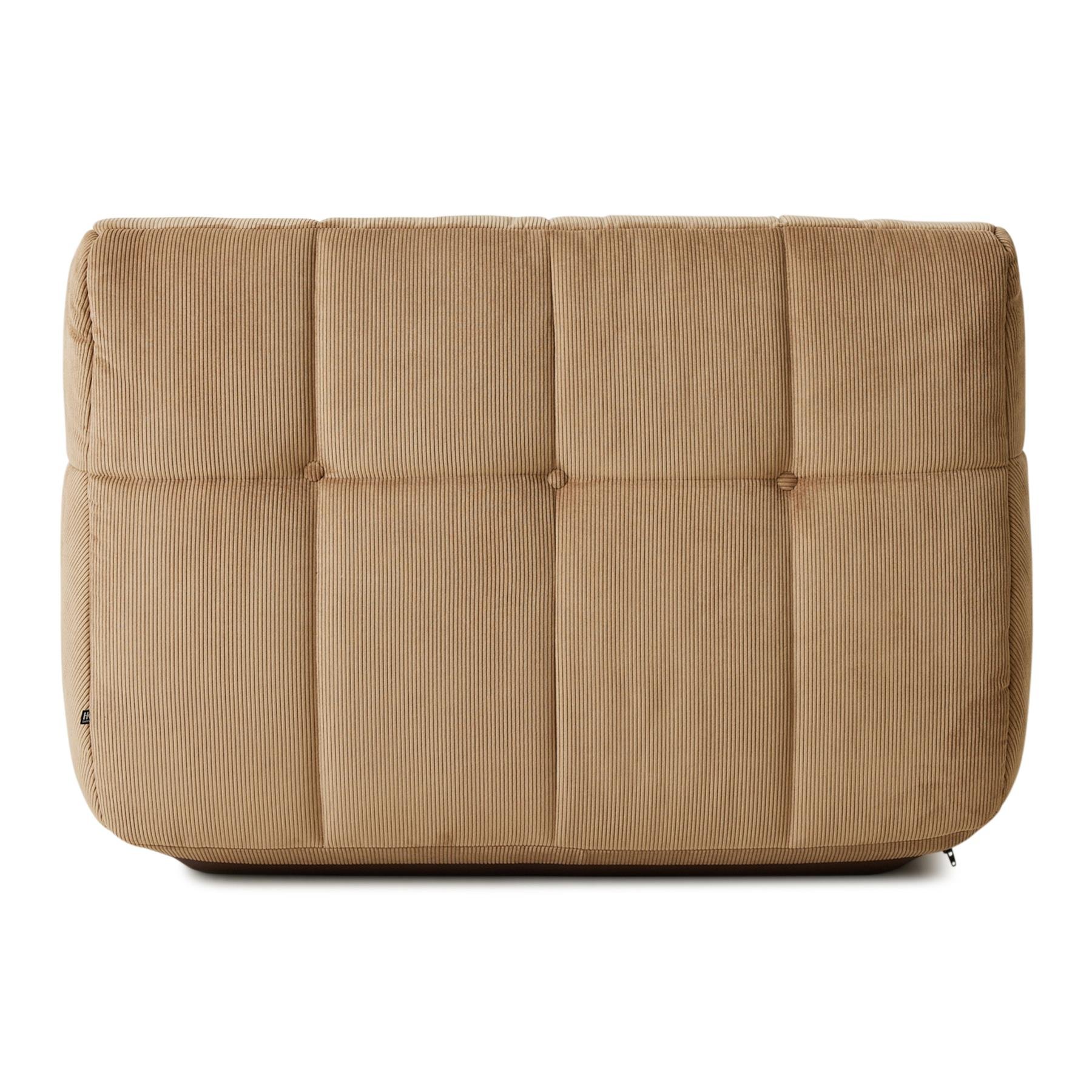 HKliving Lazy Lounge Fauteuil - Rib - Bruin