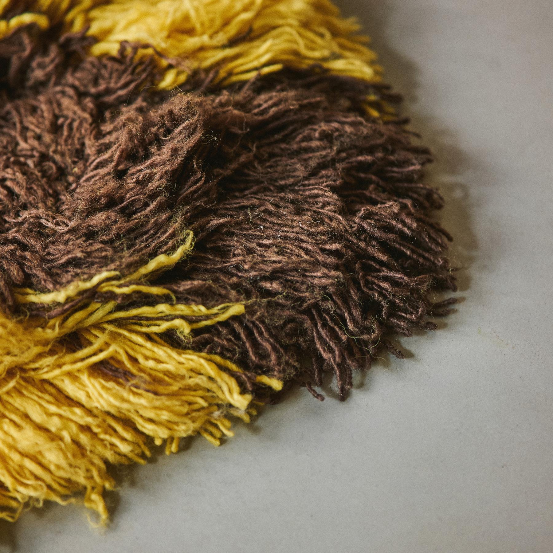 HKliving Fluffy Vloerkleed 80 x 115 cm - Sunray