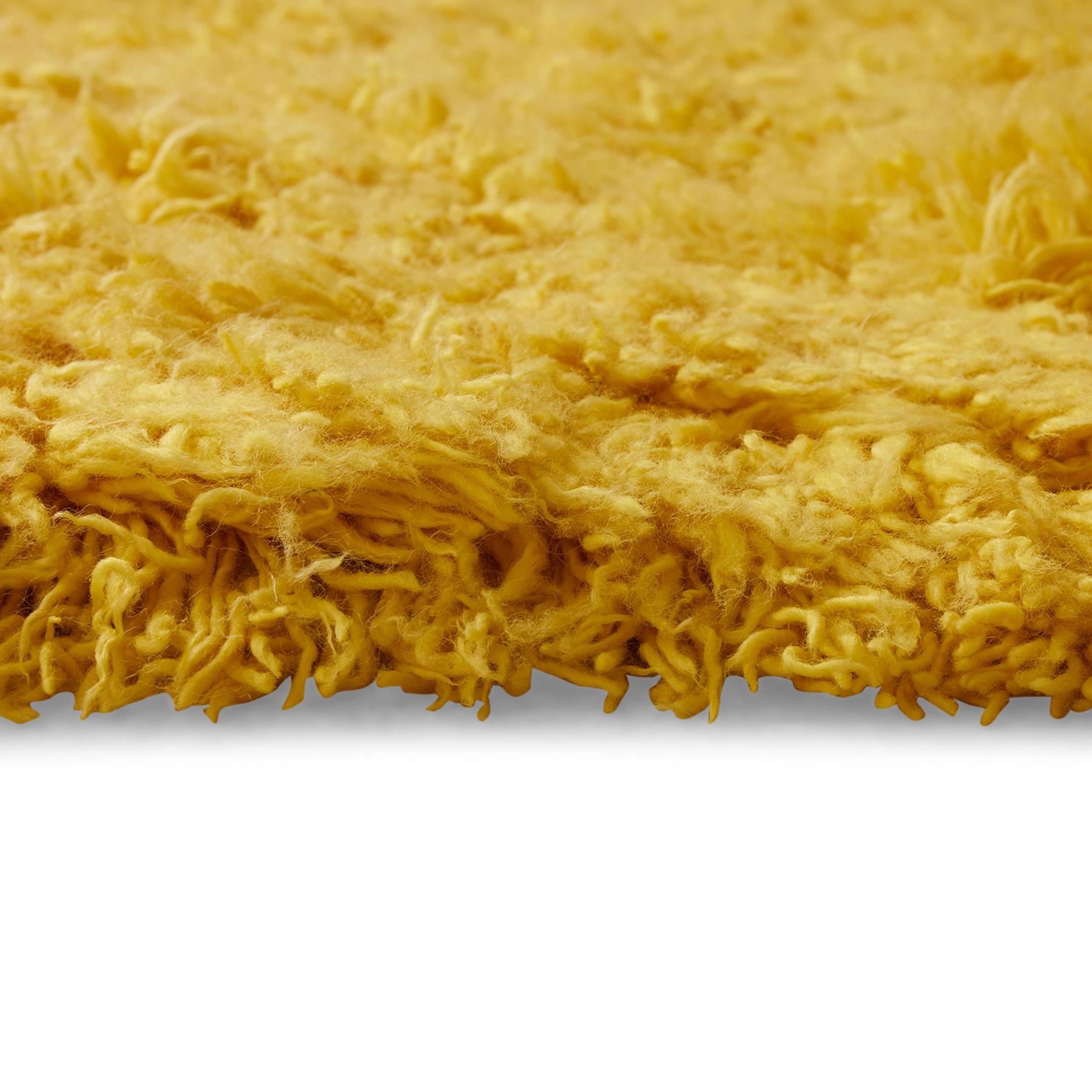 HKliving Fluffy Vloerkleed 150 x 240 cm - Yellow 