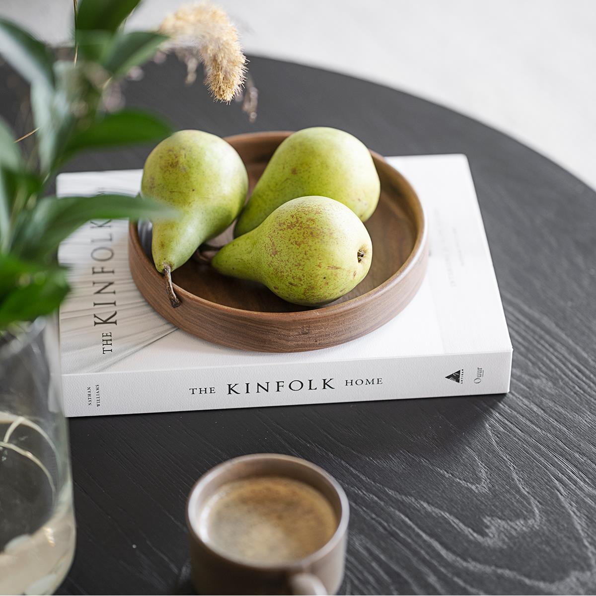 Rowico Home Skye Ronde Houten Salontafel Ø 89 cm - Zwart