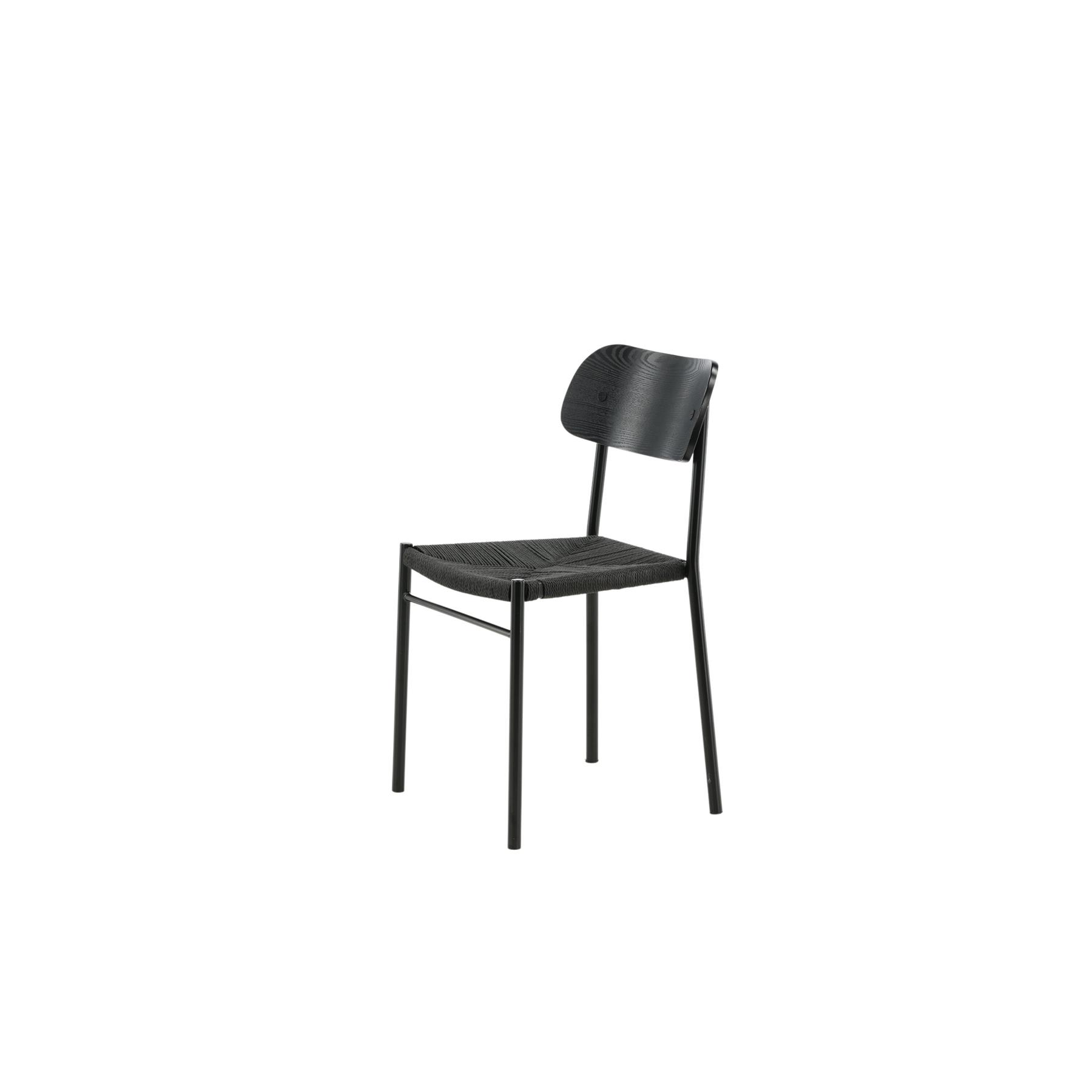 Rebellenclub Kotah Eetkamerstoel - Set van 2 - Zwart