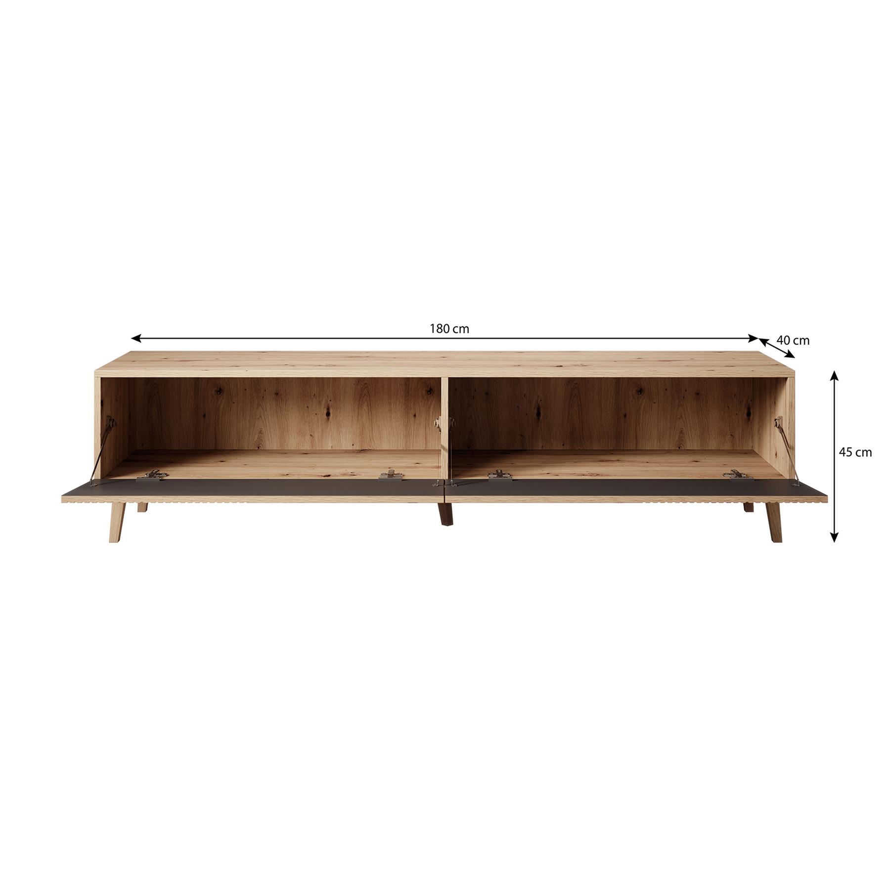 Meubella TV-Meubel Bali - Eiken - 180 cm