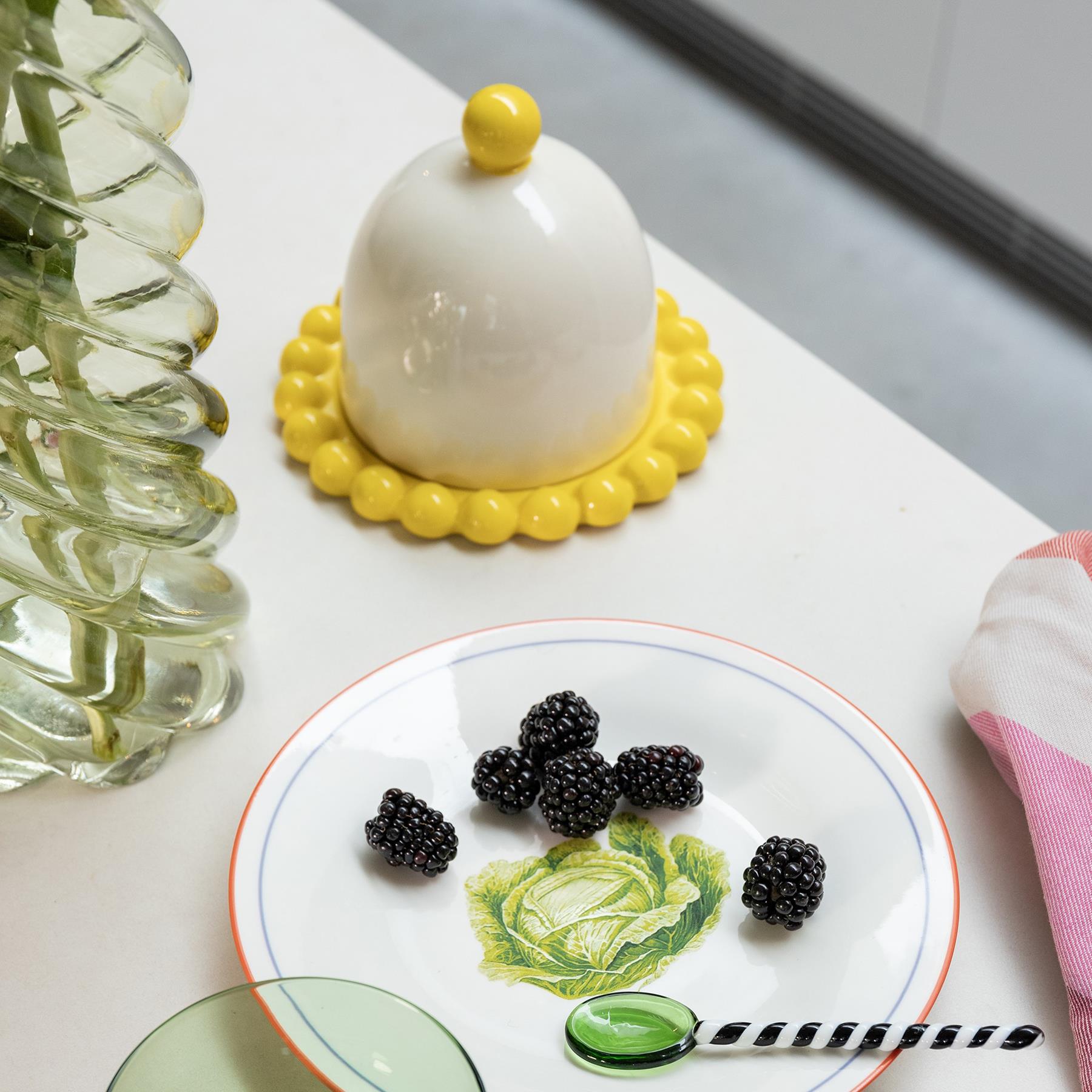 &k amsterdam Marshmallow Vaas - Groen