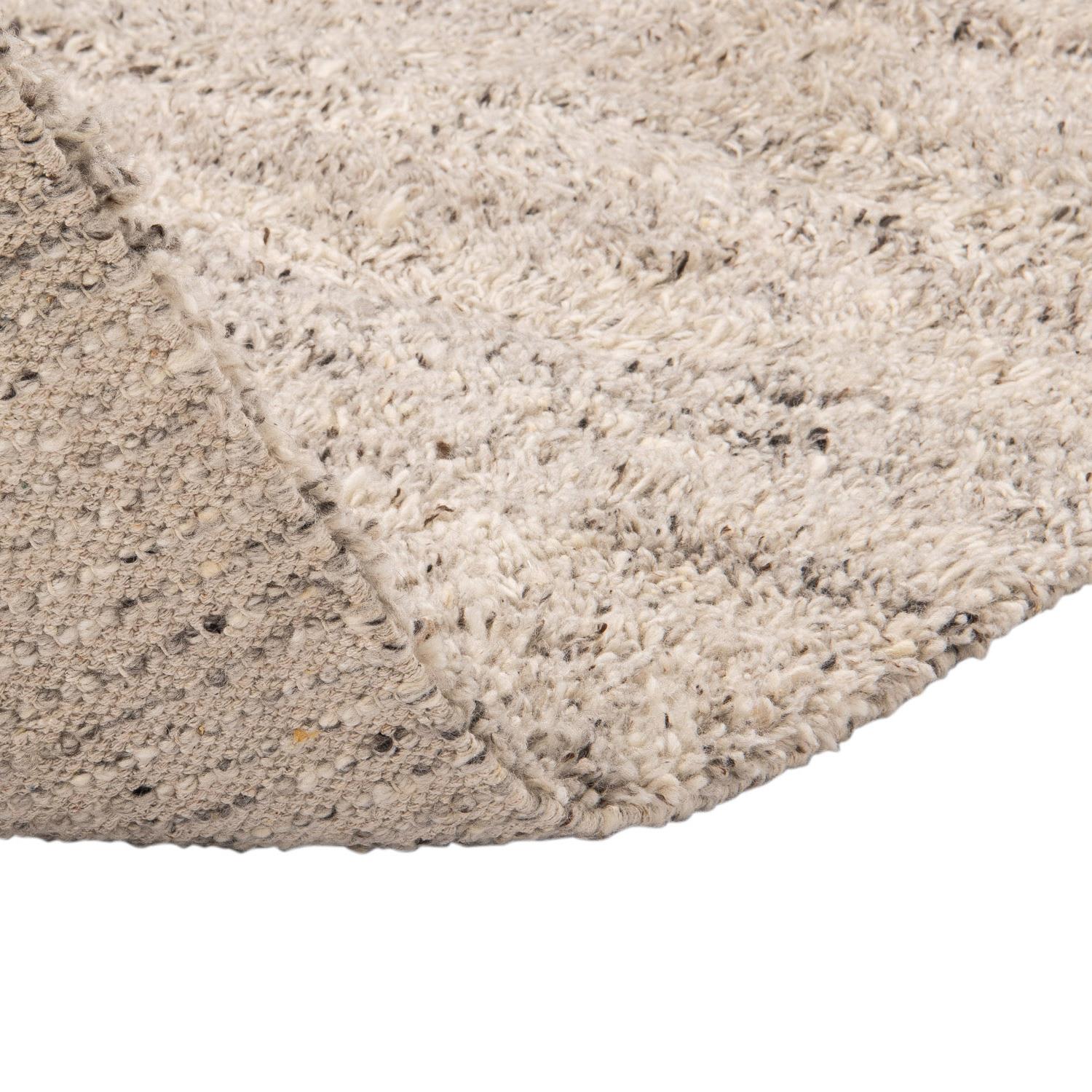 by fonQ Fluffy Wollen Vloerkleed 200 x 300 cm  - Ivoor