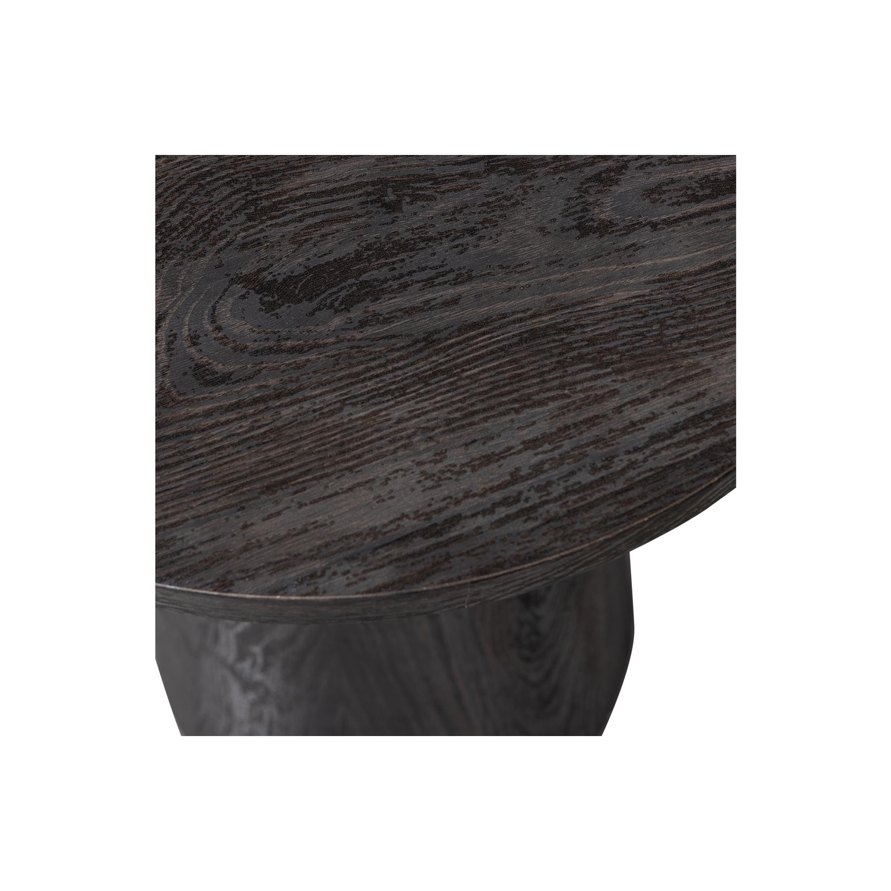 WOOOD Maan Salontafel - MDF - Donkerbruin - 50x40x40