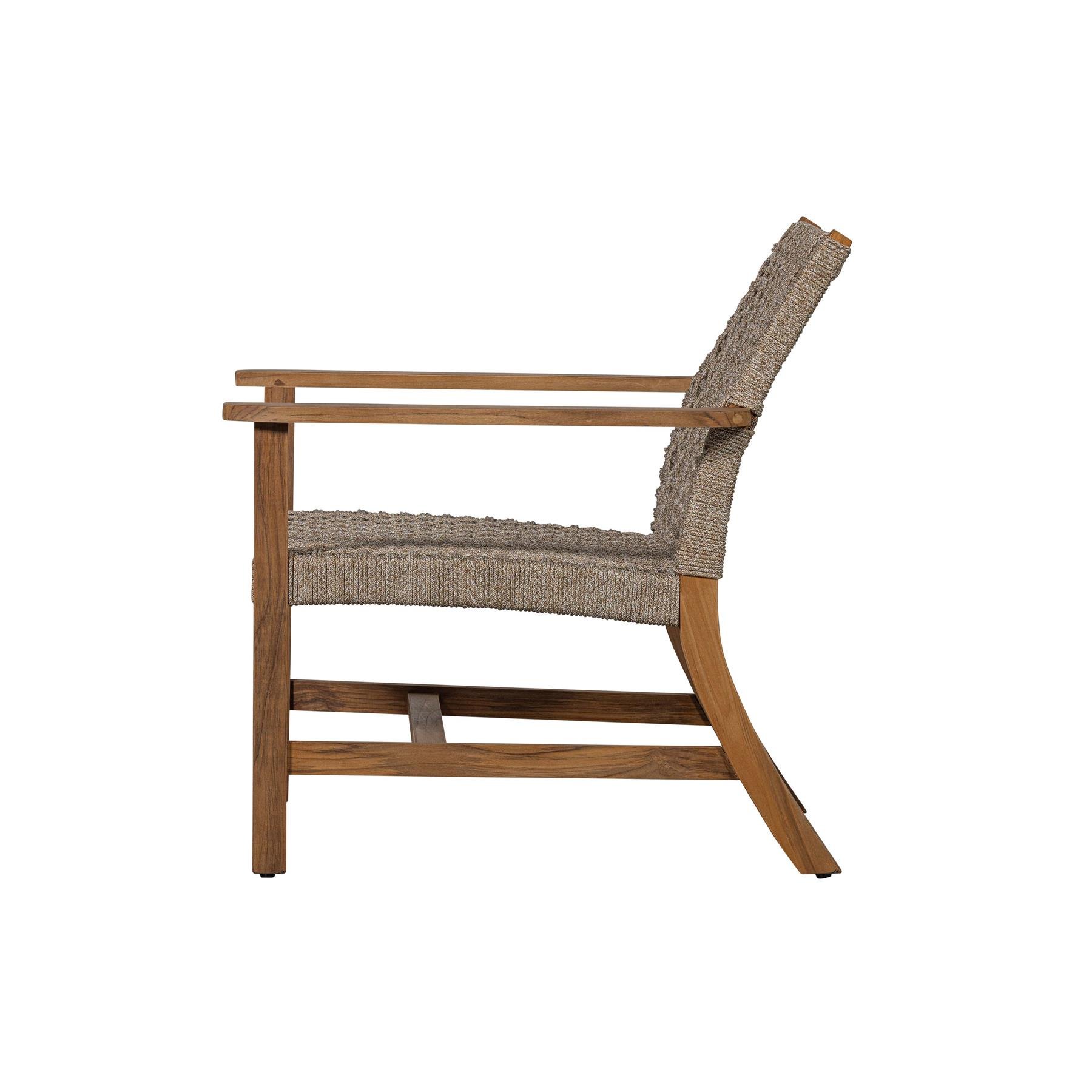 Exotan Fauteuil Copper - Teak - Naturel - 79x76x85
