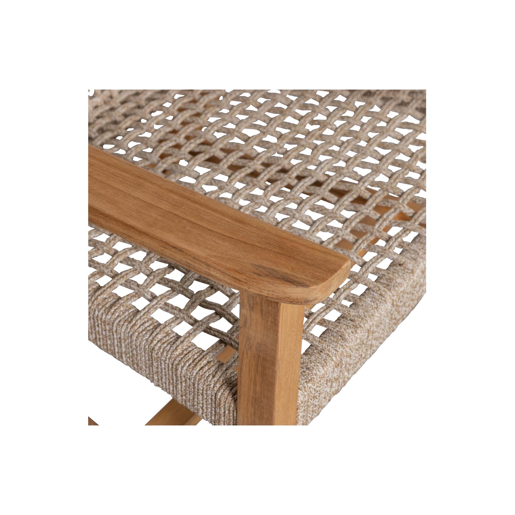 Exotan Fauteuil Copper - Teak - Naturel - 79x76x85