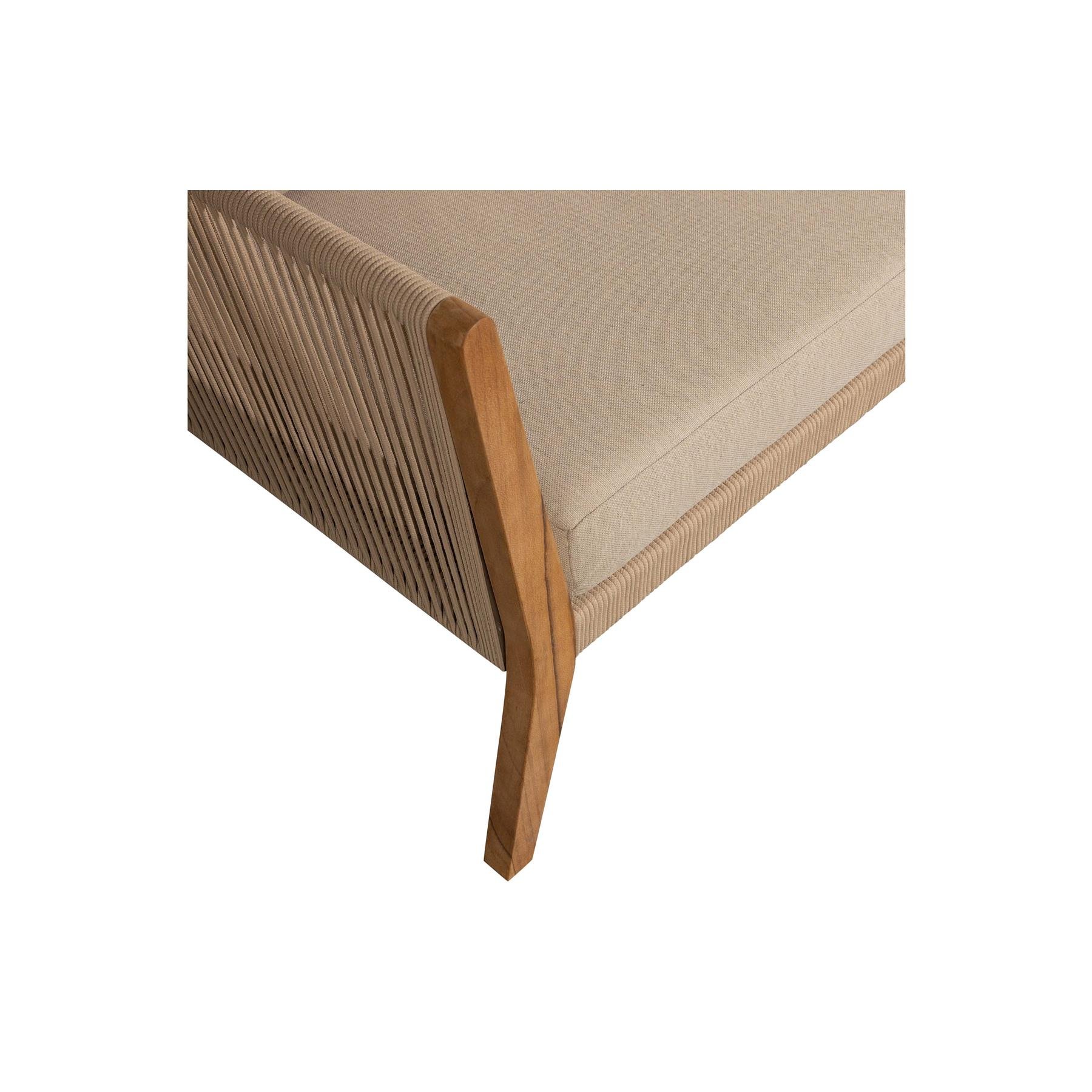 WOOOD San Remo Tuinbanken - Teak - Zand - 70x180x76