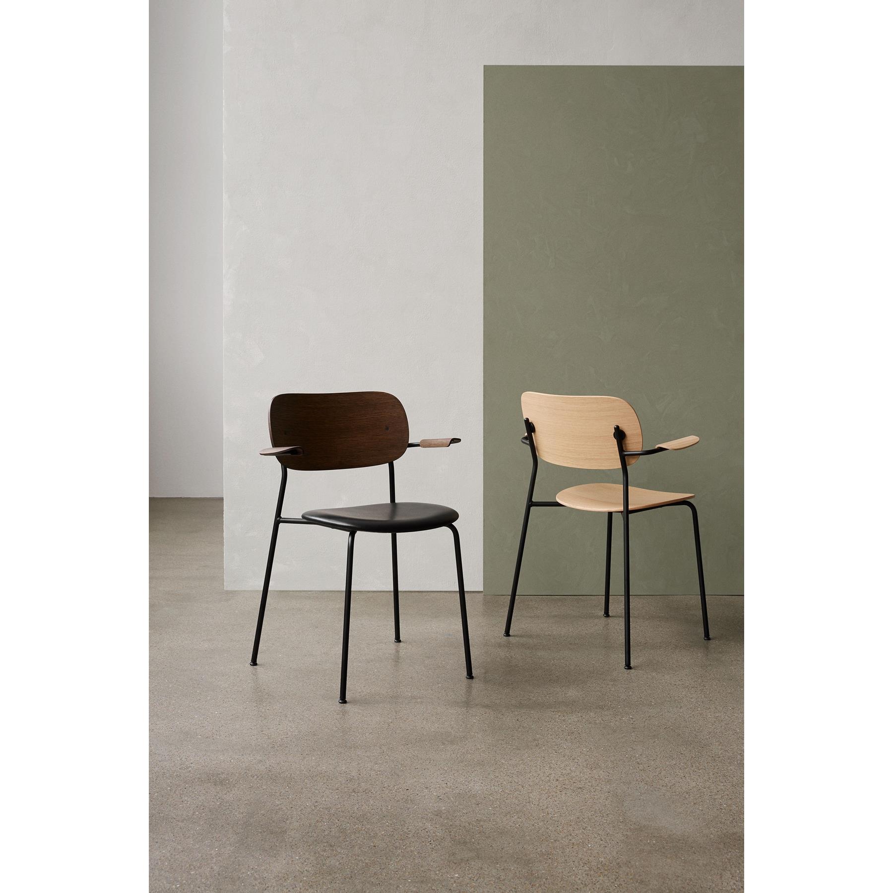 Audo Copenhagen Co eetkamerstoel naturel eiken|chroom