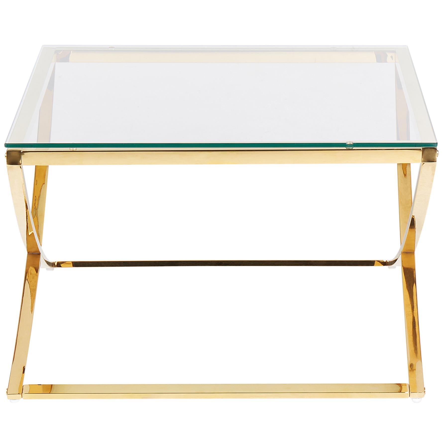 Beliani - RINGGOLD - Salontafel - Goud - Glas