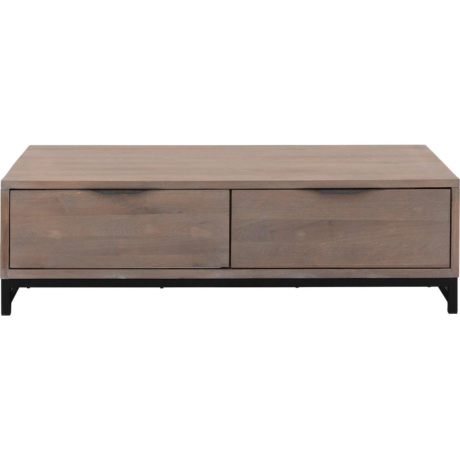 Goossens Salontafel Max in Eiken olie geborsteld rogge