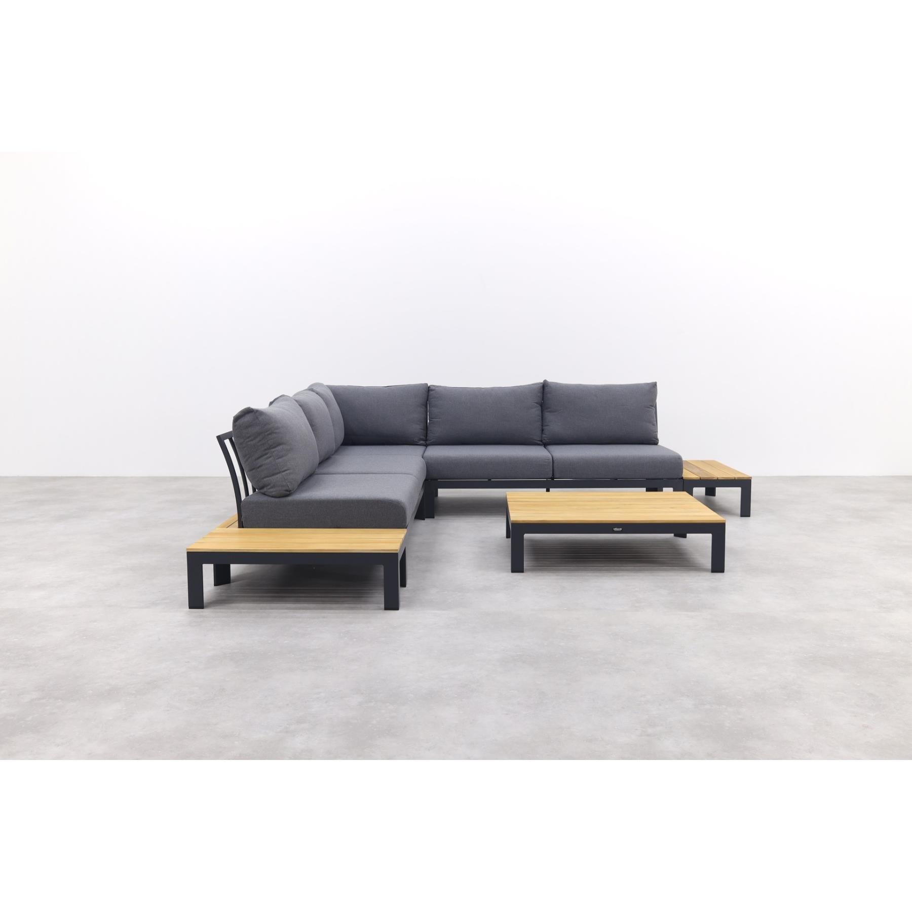 VDG Avalounge loungeset - Aluminium|teakhout - 2-delig