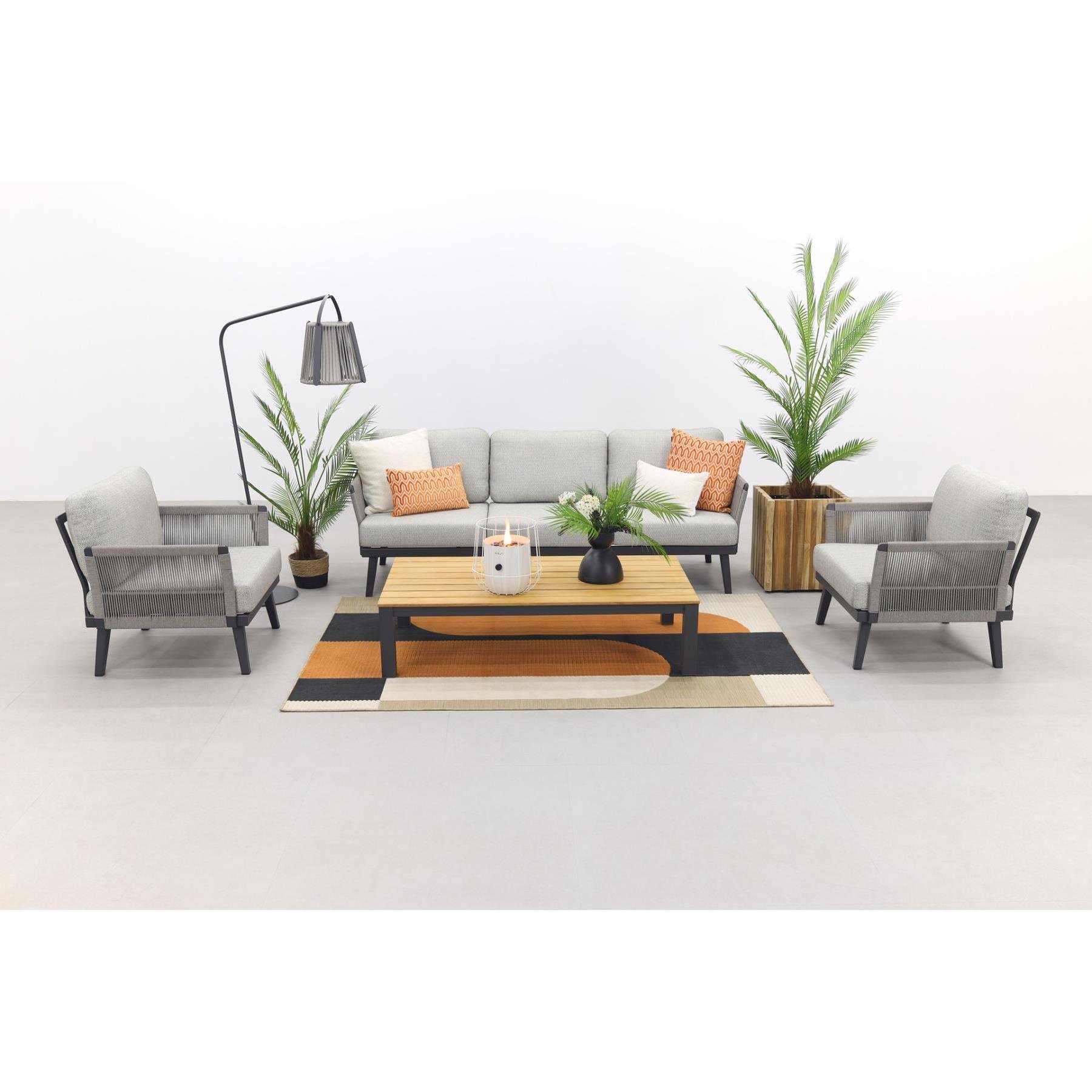 VDG Durban|Mindo stoel-bank loungeset - 4-delig