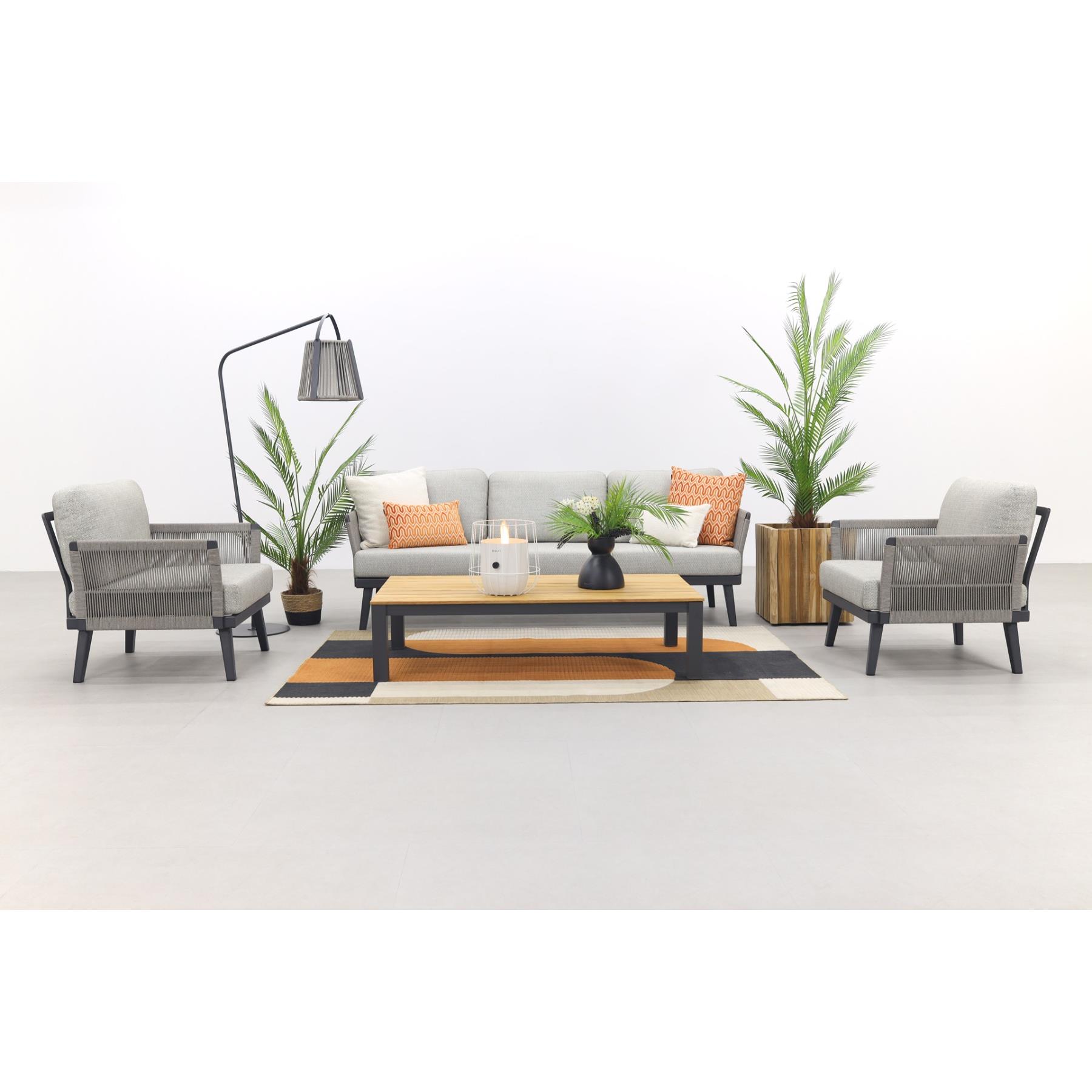VDG Durban|Mindo stoel-bank loungeset - 4-delig