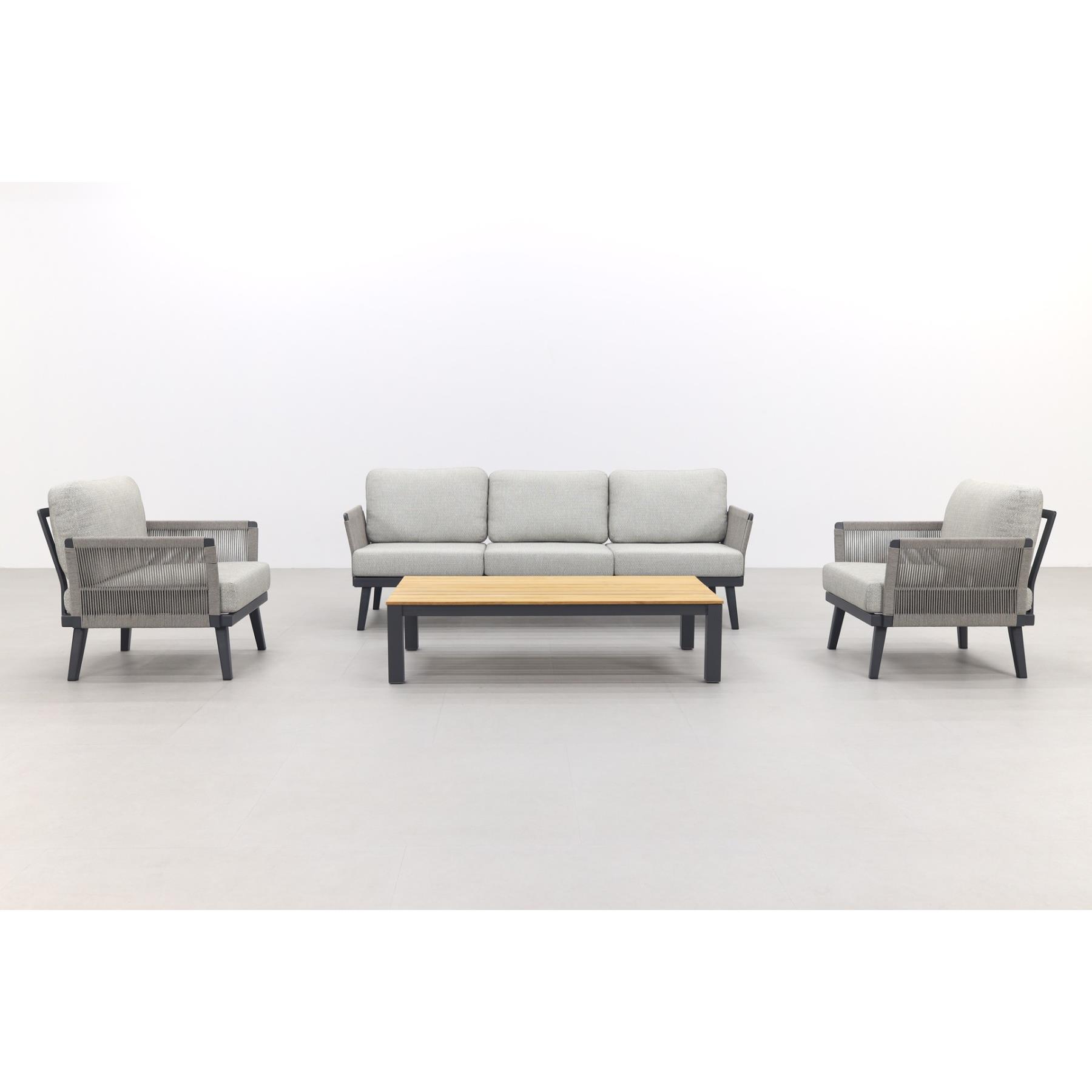 VDG Durban|Mindo stoel-bank loungeset - 4-delig